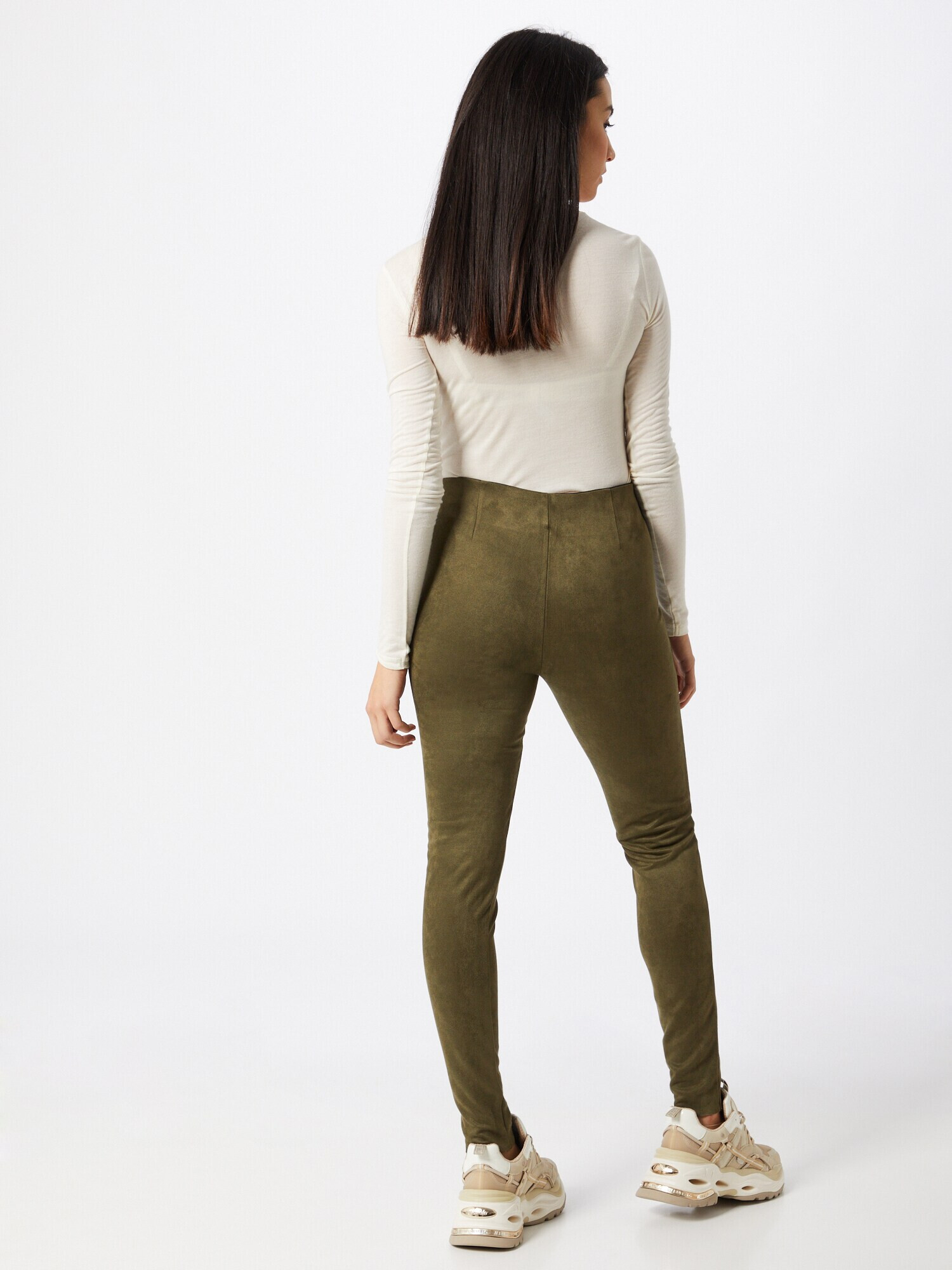 Freequent Leggings 'Lexie' oliv - Pled.ro