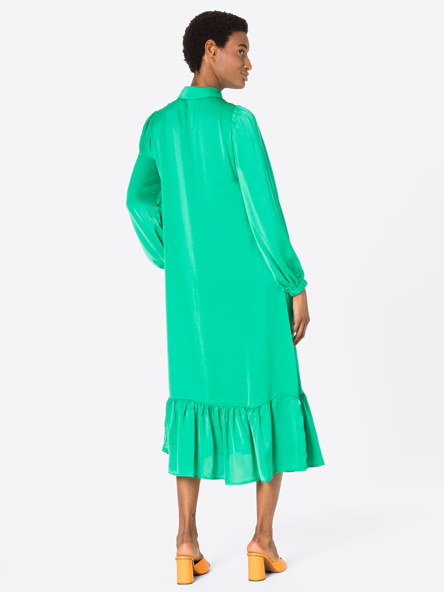 Freequent Rochie tip bluză 'VERT' verde - Pled.ro