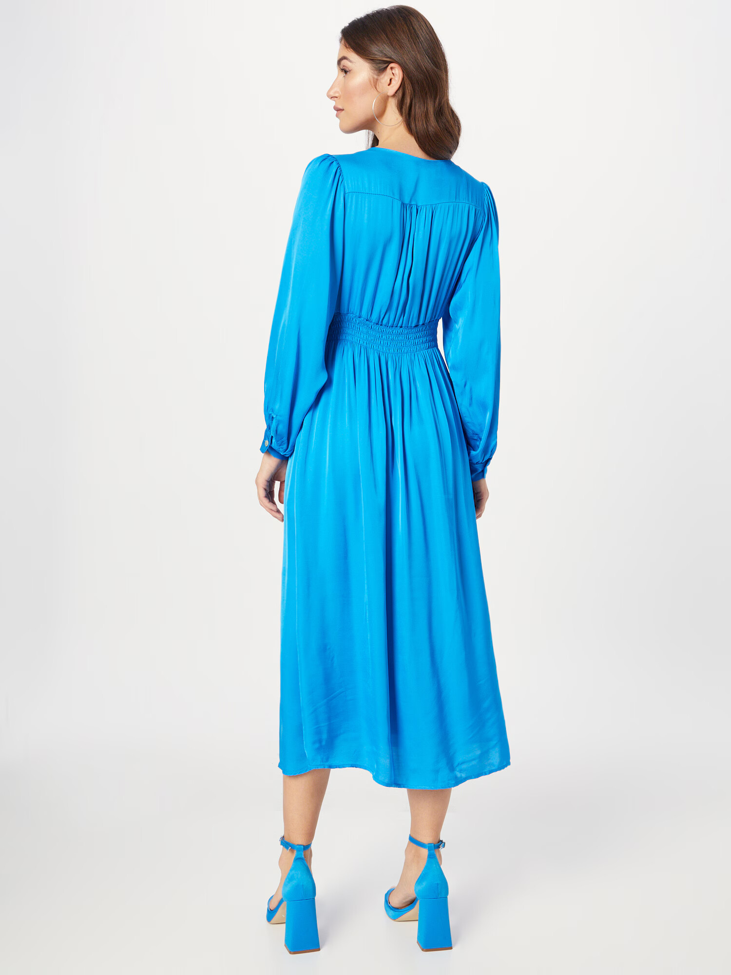 FRNCH PARIS Rochie tip bluză 'HOLY' azur - Pled.ro