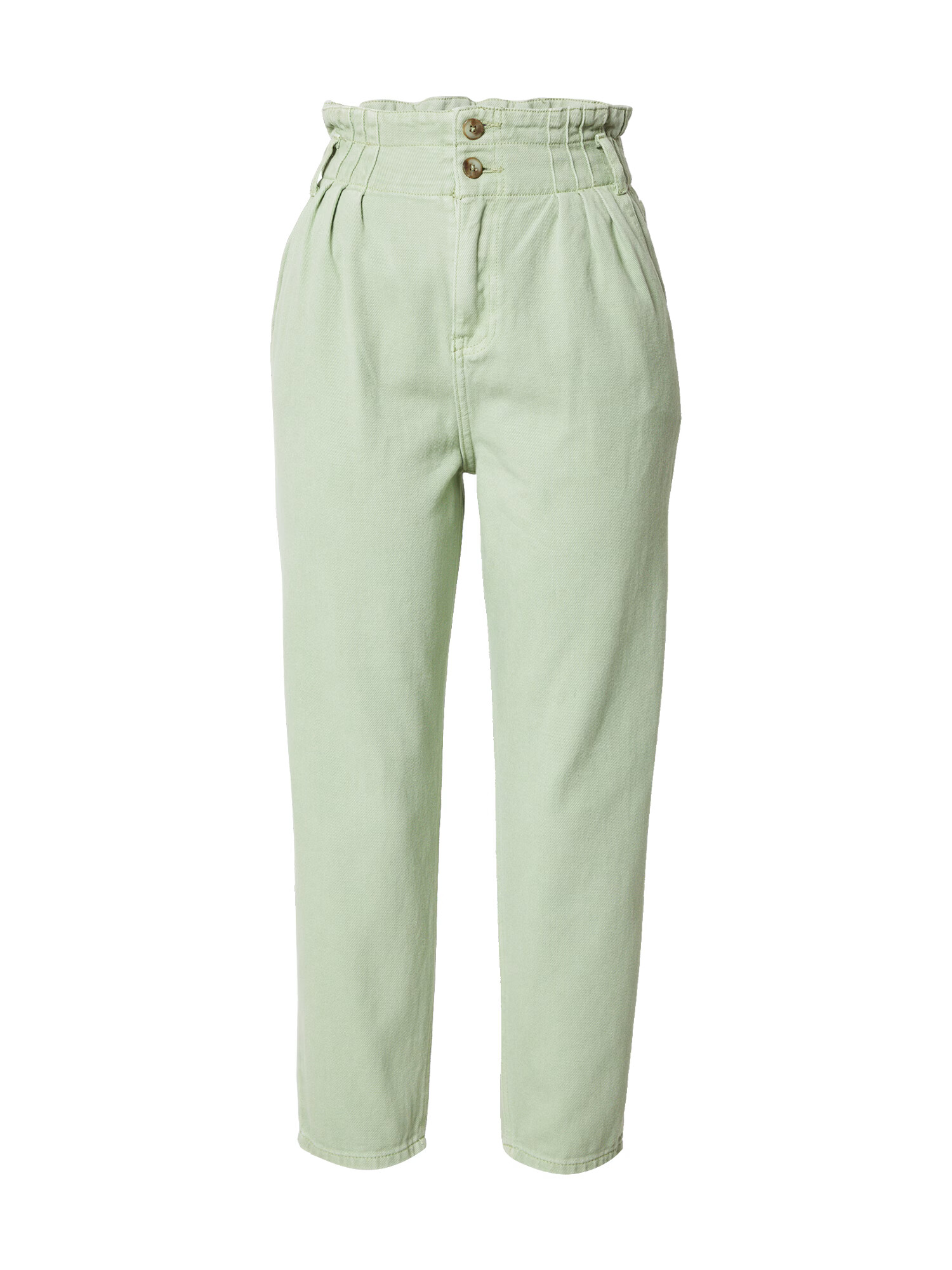 Funky Buddha Pantaloni cu cute 'Baggy' verde deschis - Pled.ro