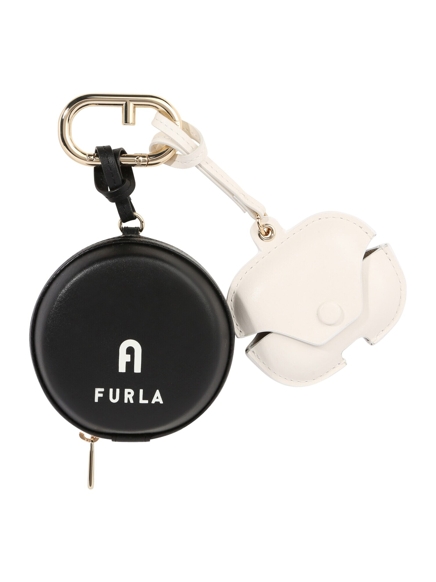 FURLA Etui negru / alb natural - Pled.ro