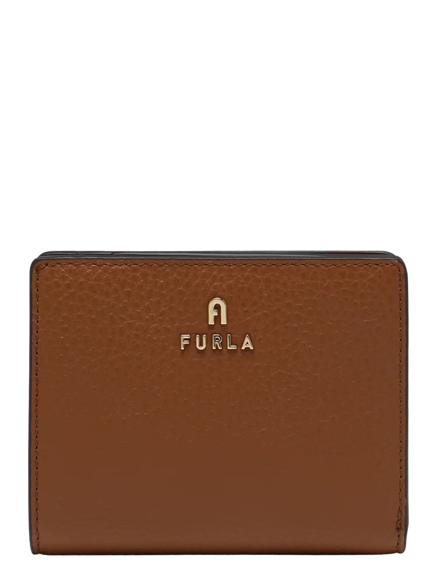 FURLA Portofel 'CAMELIA' maro caramel / auriu - Pled.ro