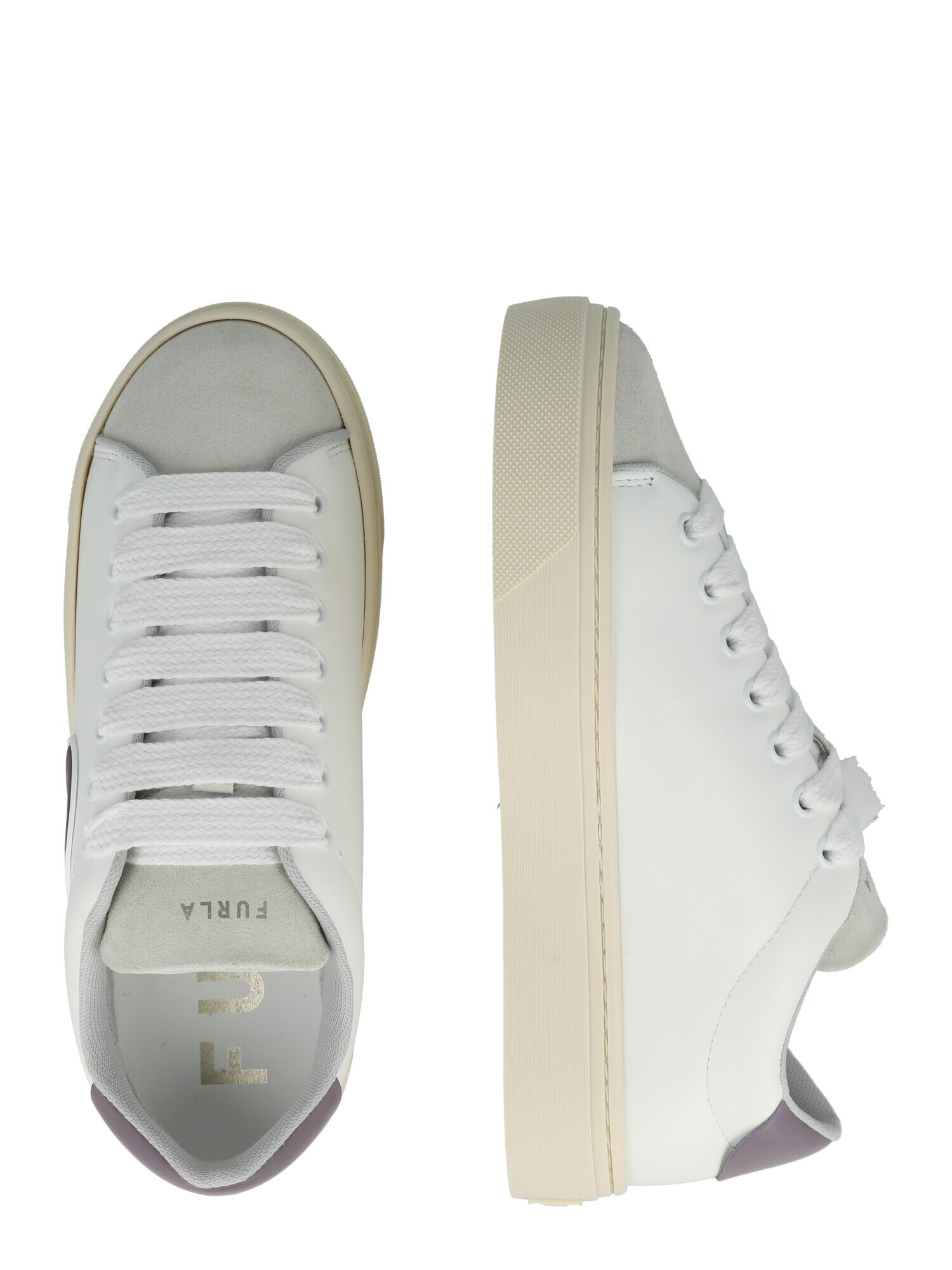 FURLA Sneaker low 'JOY' gri deschis / mov zmeură / alb - Pled.ro