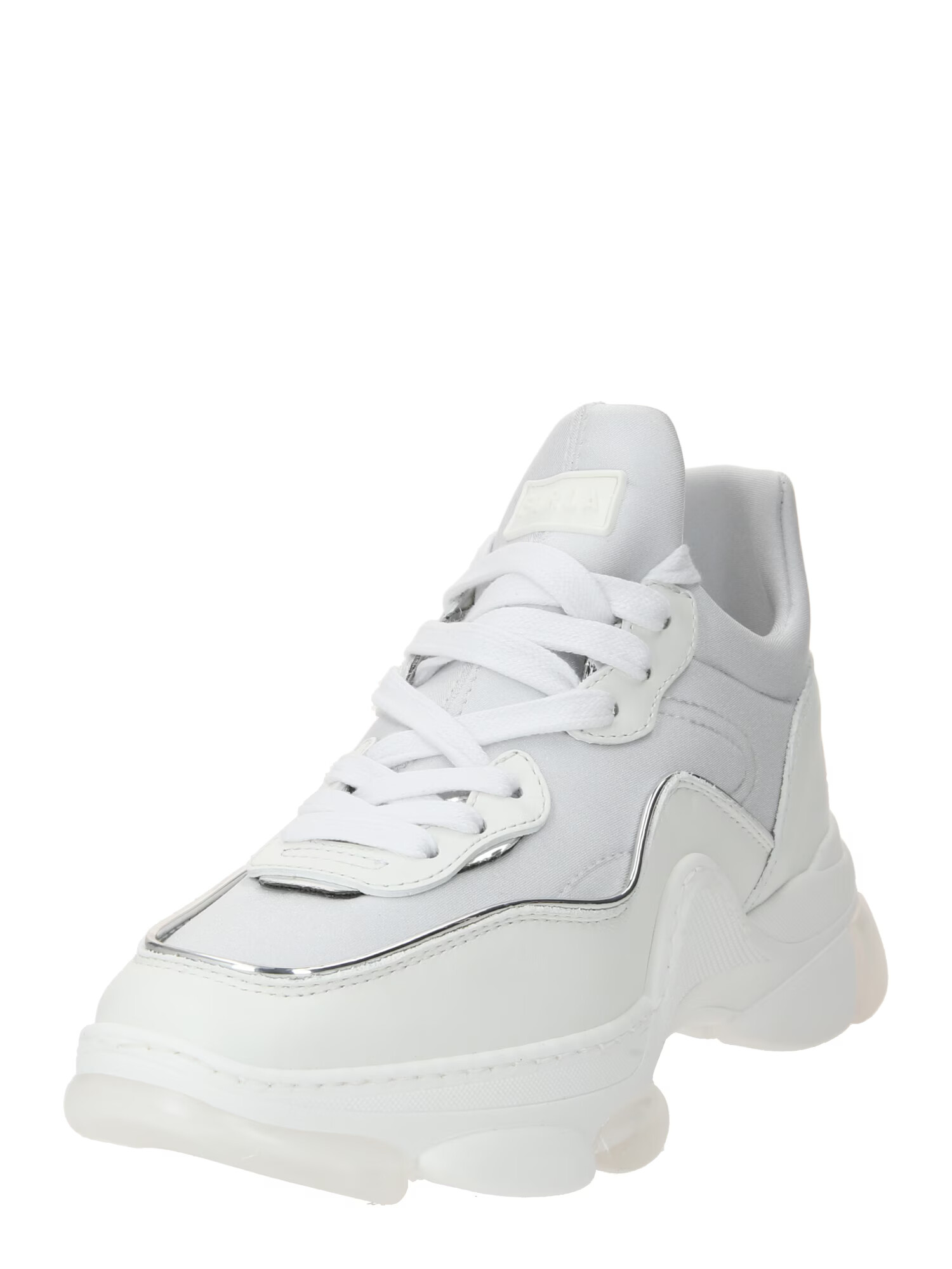 FURLA Sneaker low 'WONDER' gri argintiu / argintiu / alb murdar - Pled.ro