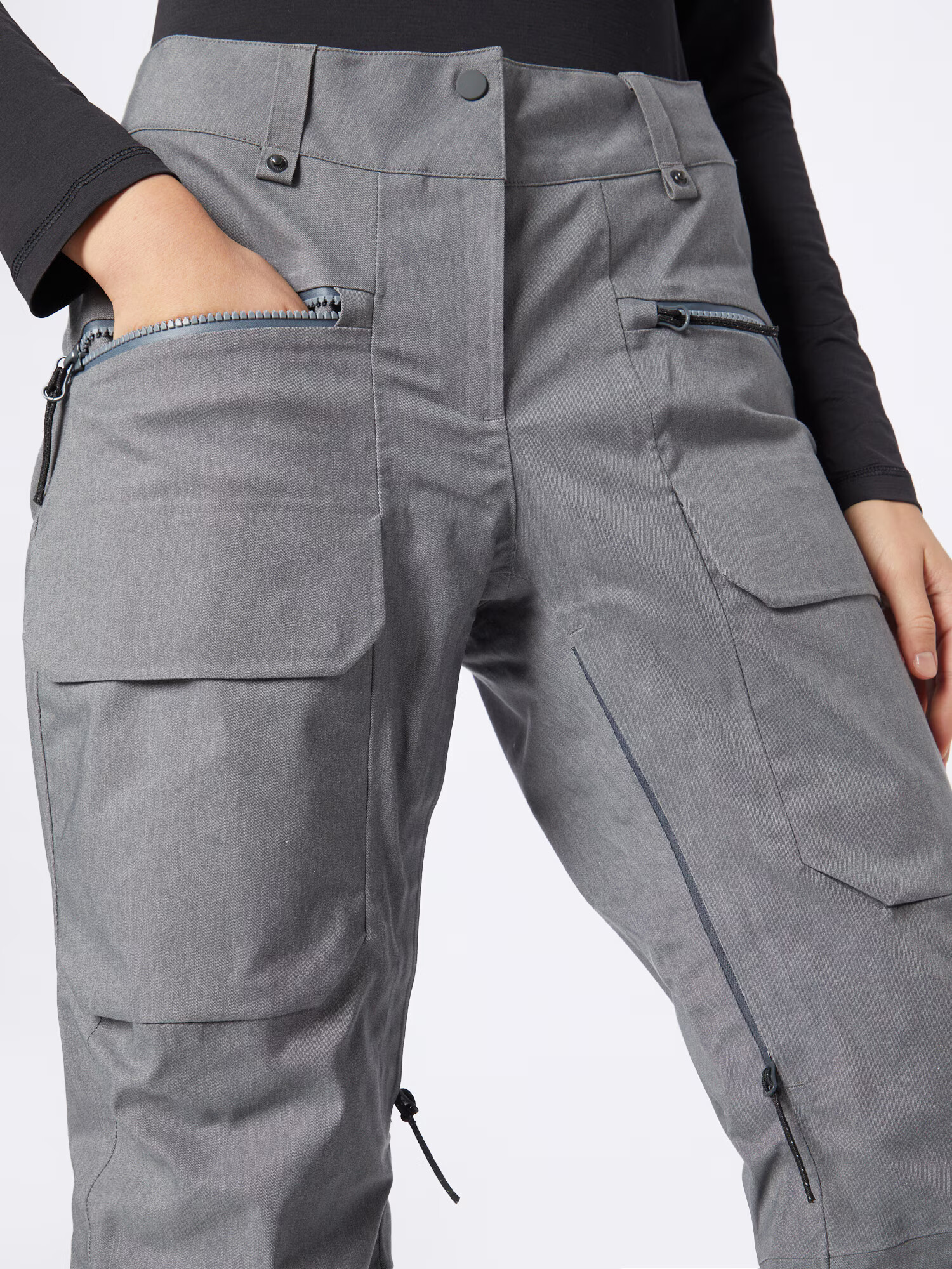 FW Pantaloni cu buzunare gri - Pled.ro