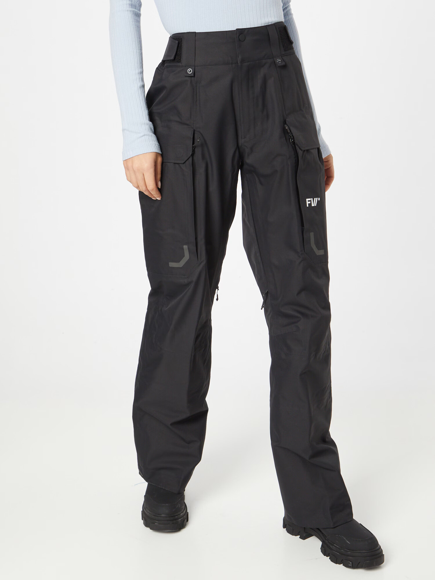 FW Pantaloni sport 'MANIFEST' gri grafit / negru / alb - Pled.ro