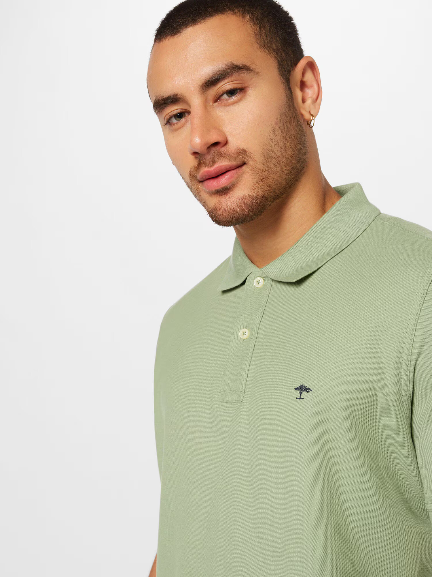 FYNCH-HATTON Tricou verde pastel - Pled.ro