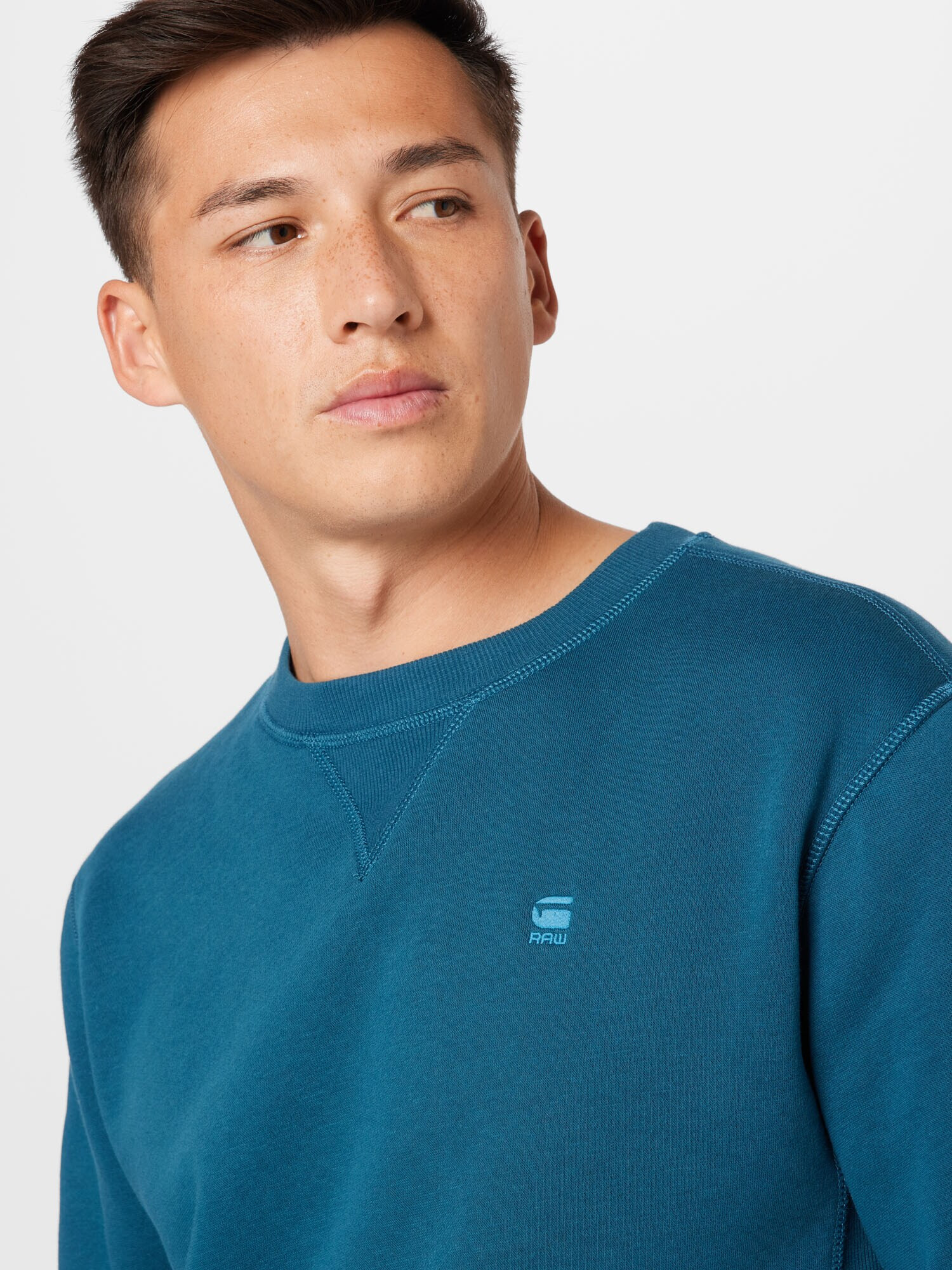 G-Star RAW Bluză de molton azur / cyan - Pled.ro