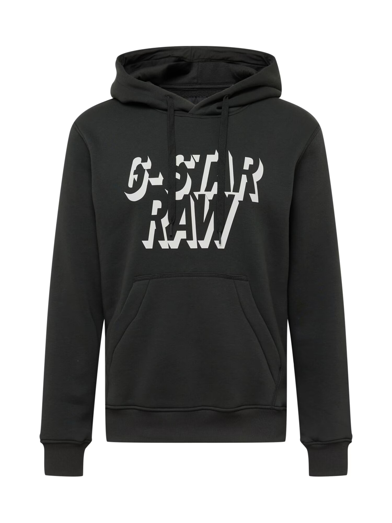 G-Star RAW Bluză de molton gri închis / alb - Pled.ro