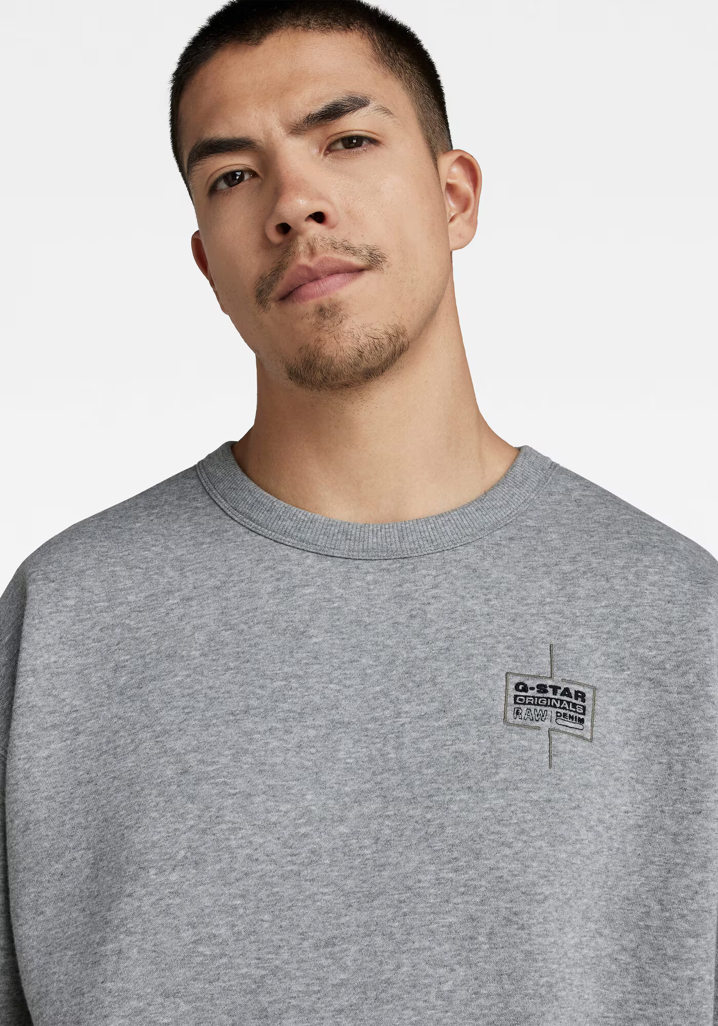 G-Star RAW Bluză de molton gri / negru - Pled.ro