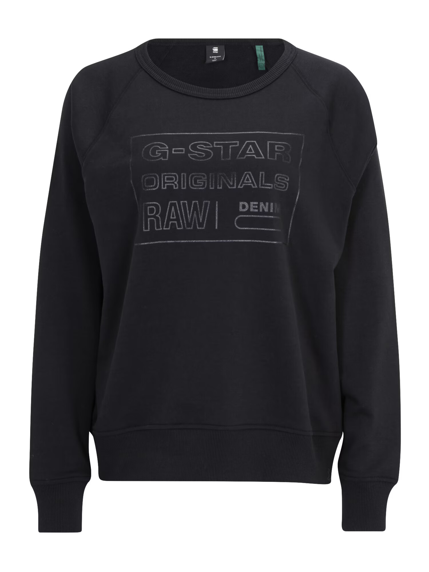 G-Star RAW Bluză de molton gri / negru - Pled.ro