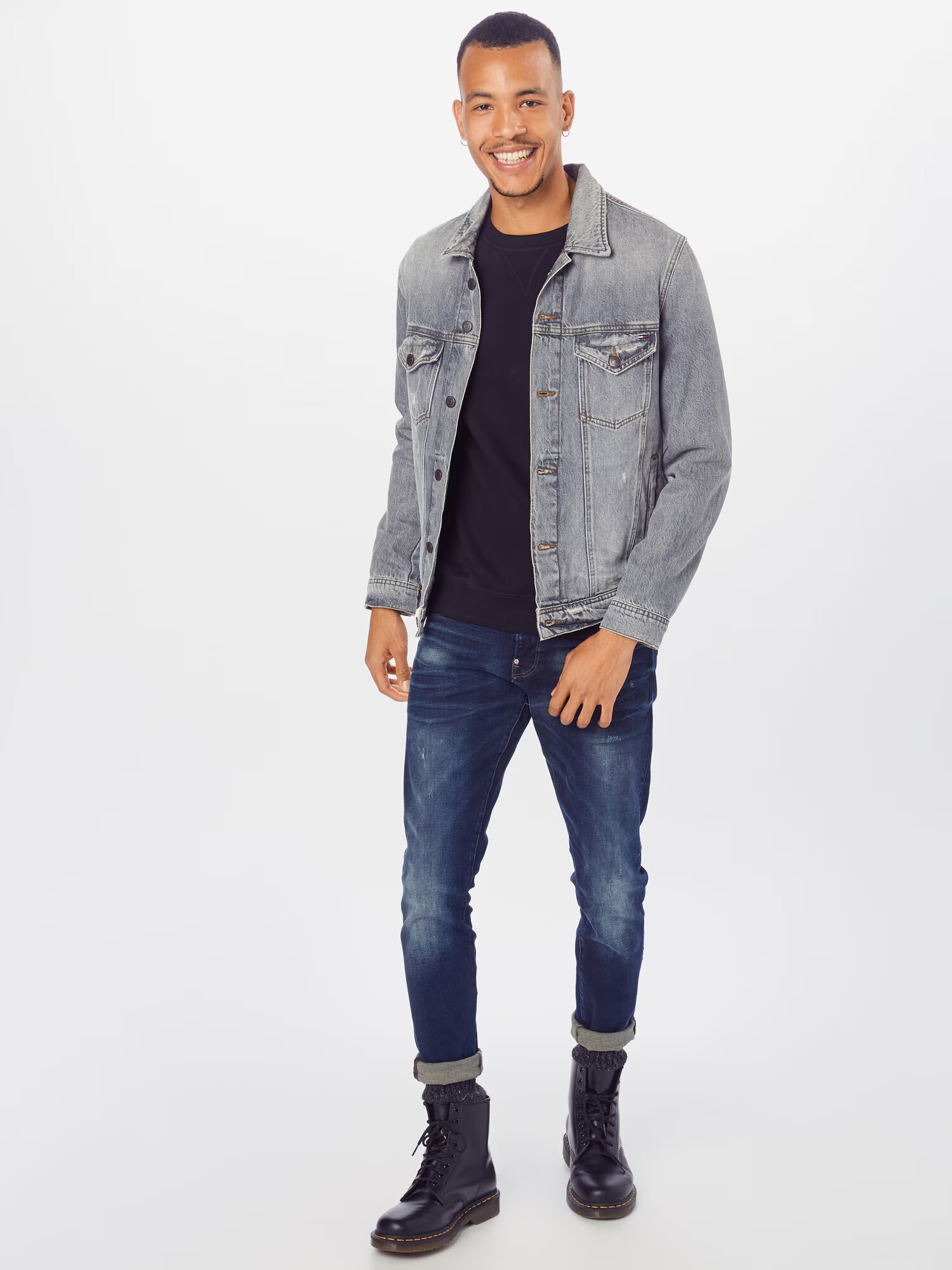 G-Star RAW Bluză de molton negru - Pled.ro