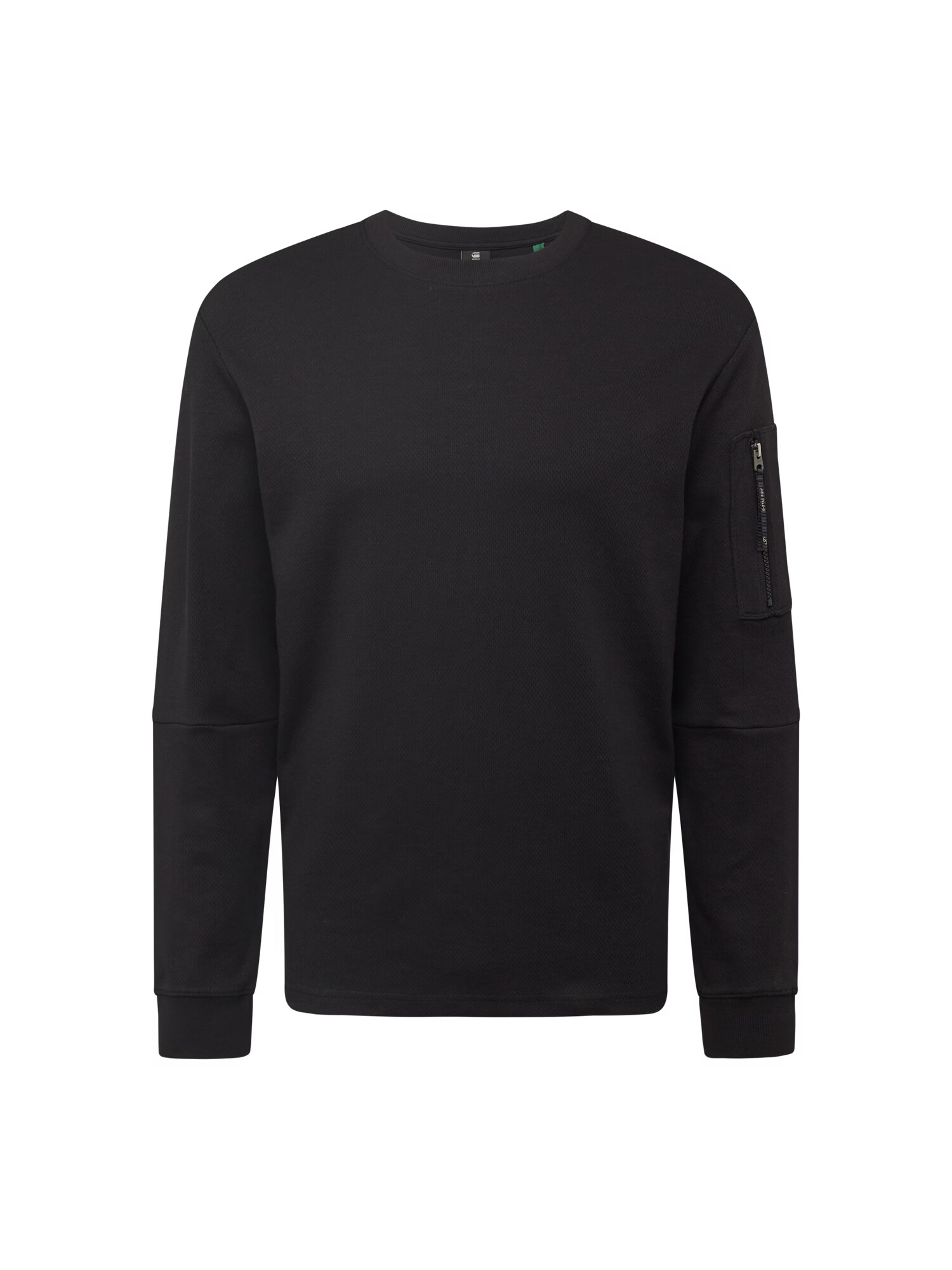 G-Star RAW Bluză de molton 'Tweeter' negru / alb - Pled.ro