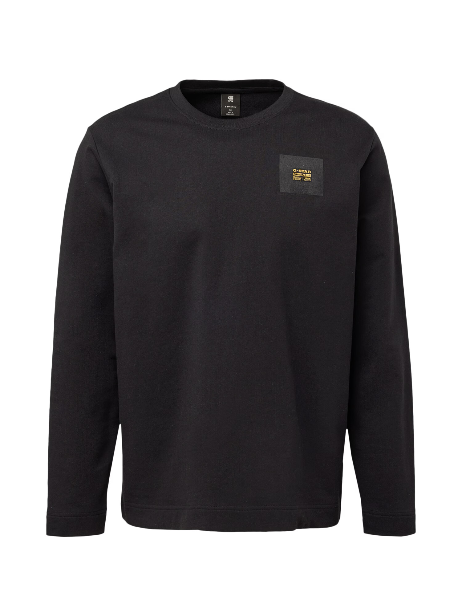 G-Star RAW Bluză de molton 'Tweeter' negru / alb - Pled.ro