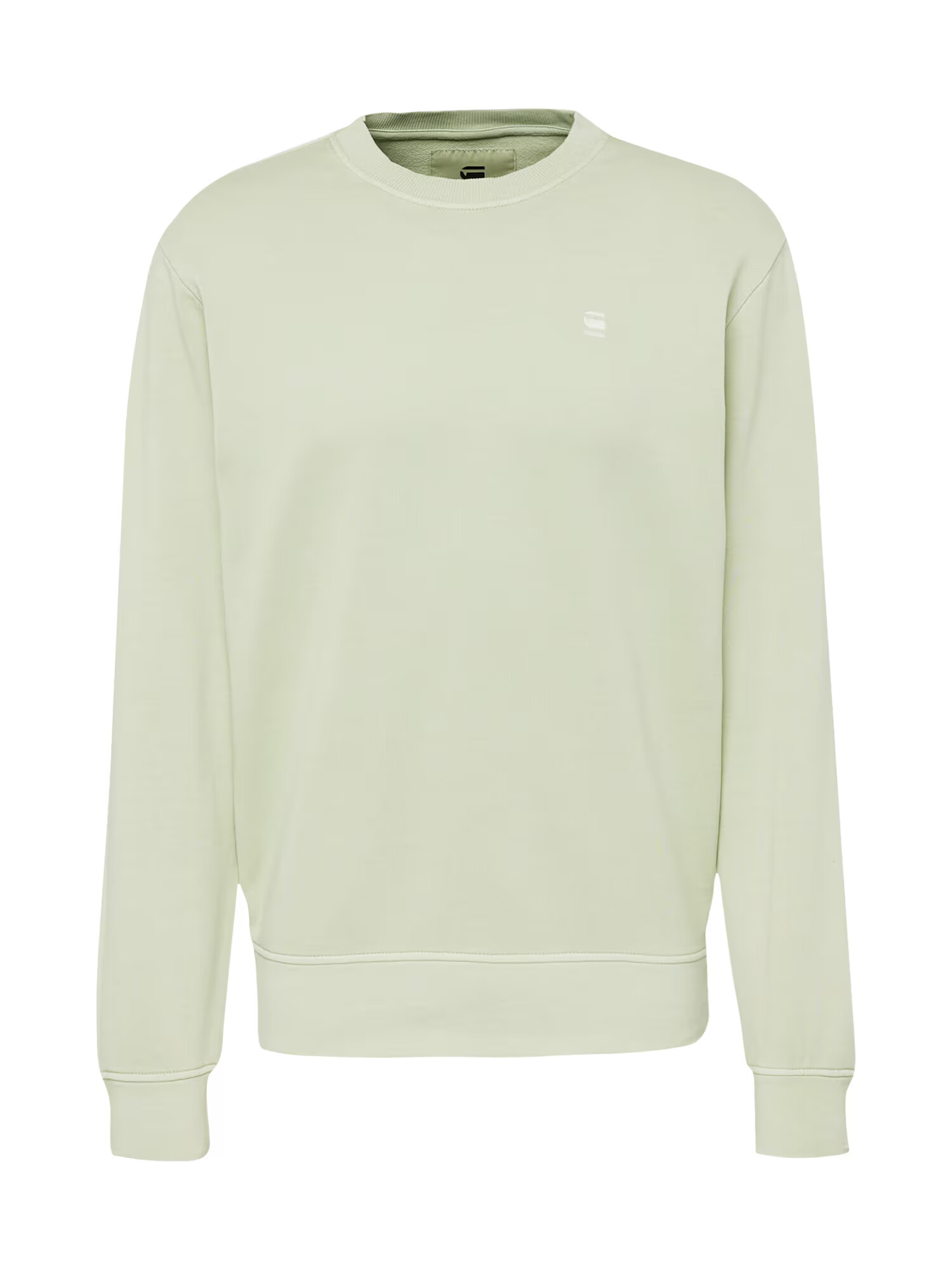 G-Star RAW Bluză de molton verde pastel - Pled.ro