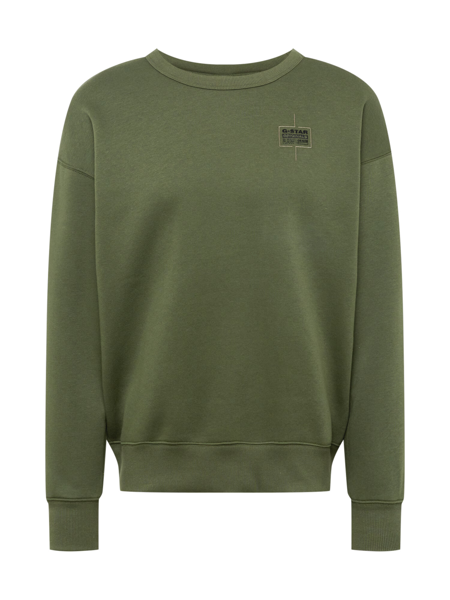 G-Star RAW Bluză de molton verde pin - Pled.ro