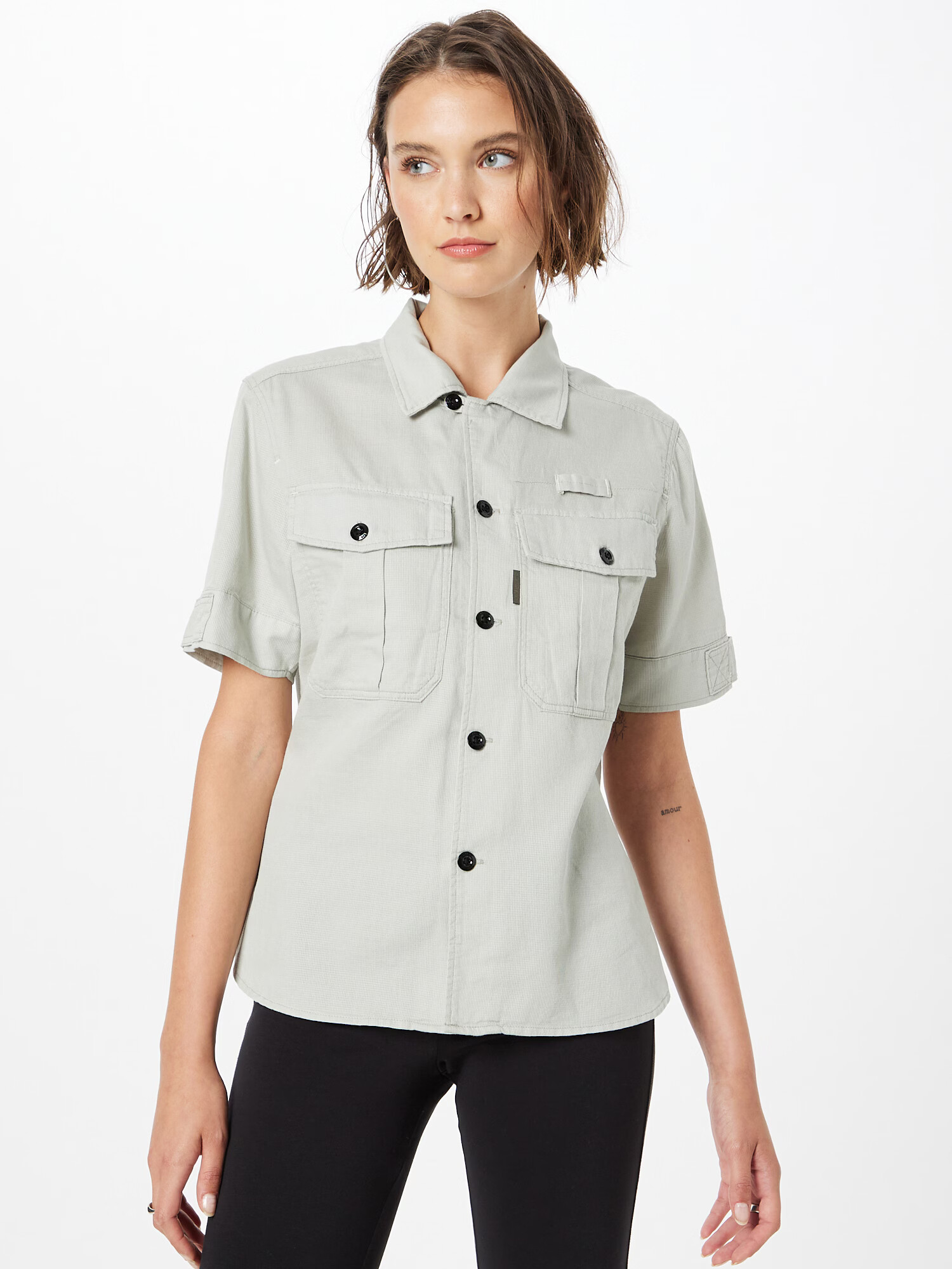 G-Star RAW Bluză gri deschis - Pled.ro