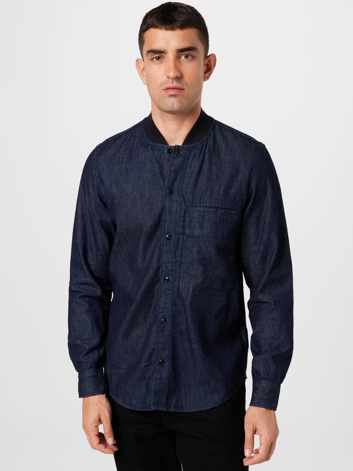 G-Star RAW Cămașă albastru închis / negru - Pled.ro