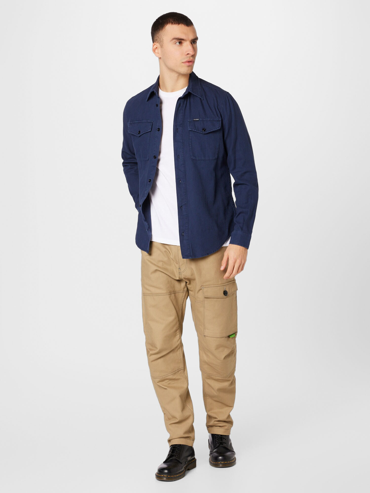 G-Star RAW Cămașă bleumarin - Pled.ro