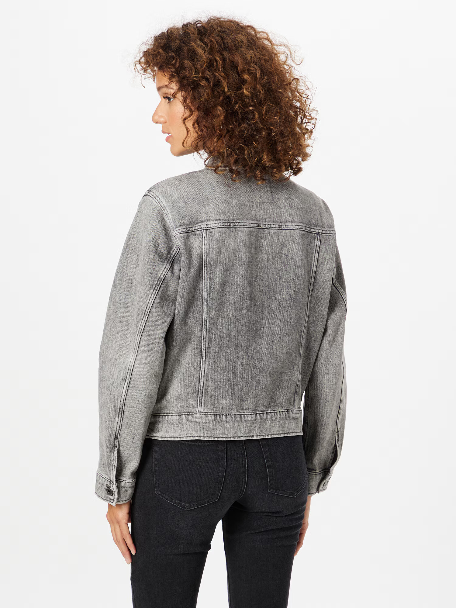 G-Star RAW Geacă de primăvară-toamnă gri denim - Pled.ro