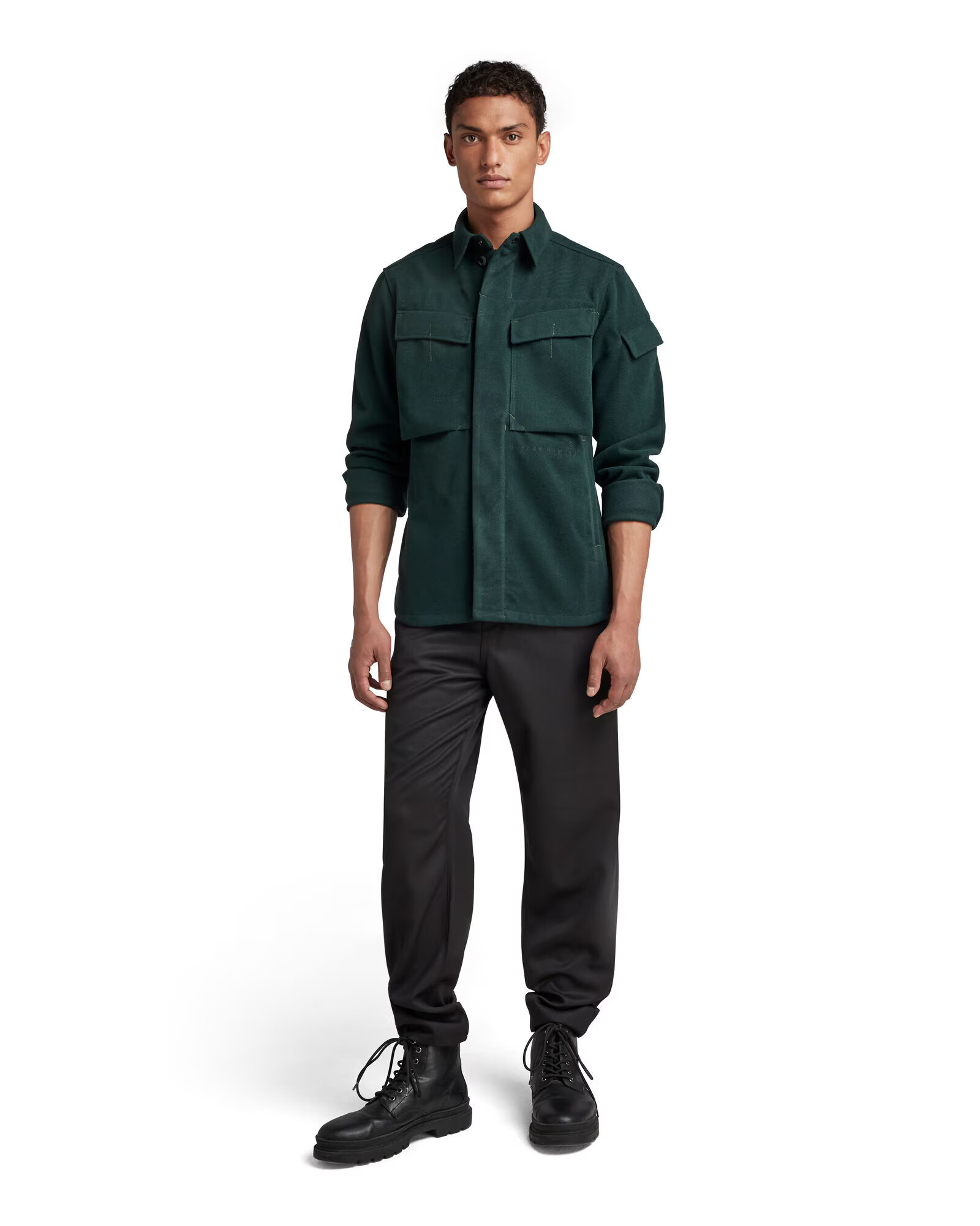 G-Star RAW Geacă de primăvară-toamnă verde - Pled.ro