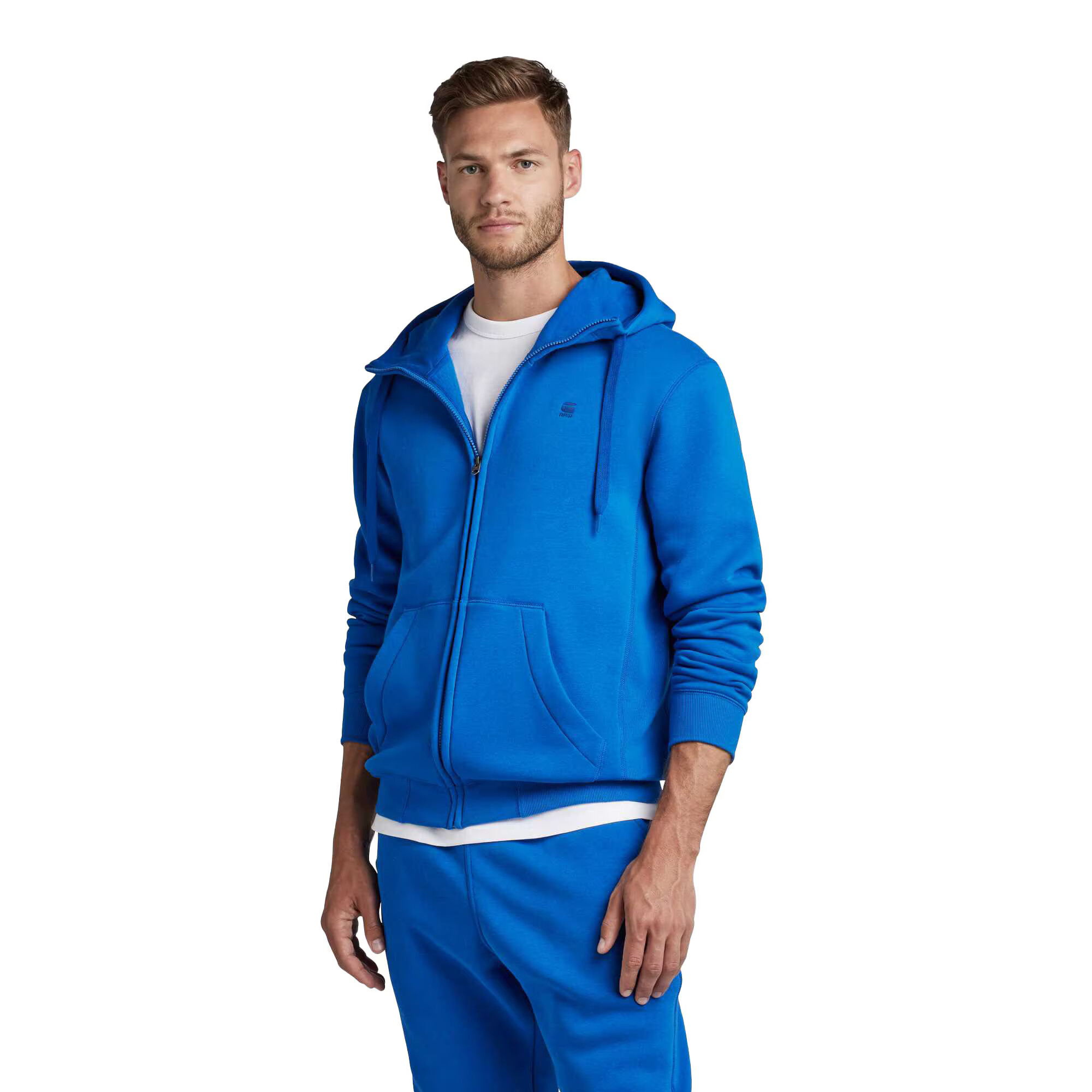 G-Star RAW Hanorac 'Premium Core' albastru - Pled.ro