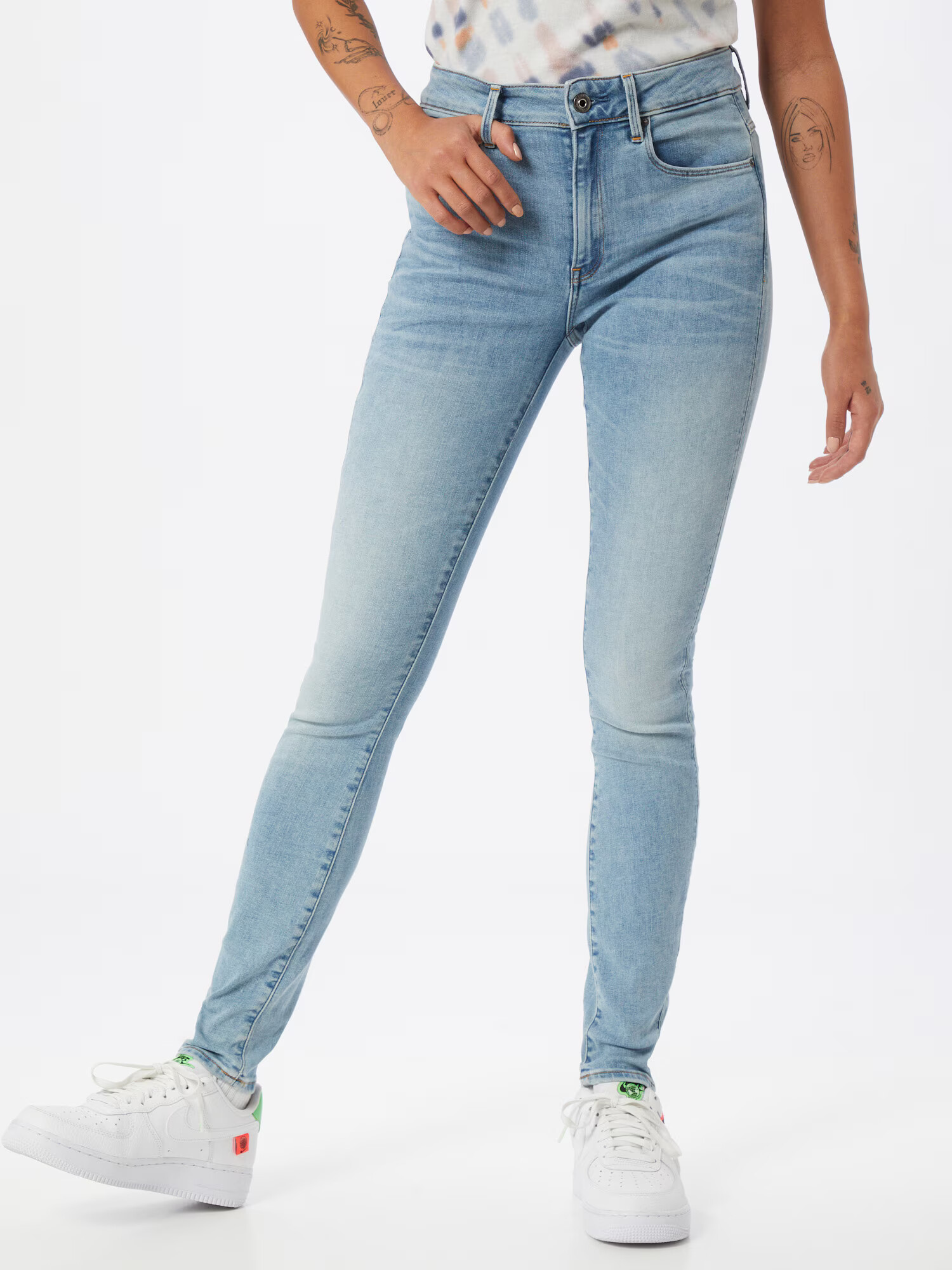 G-Star RAW Jeans '3301 High Skinny Wmn' albastru denim - Pled.ro