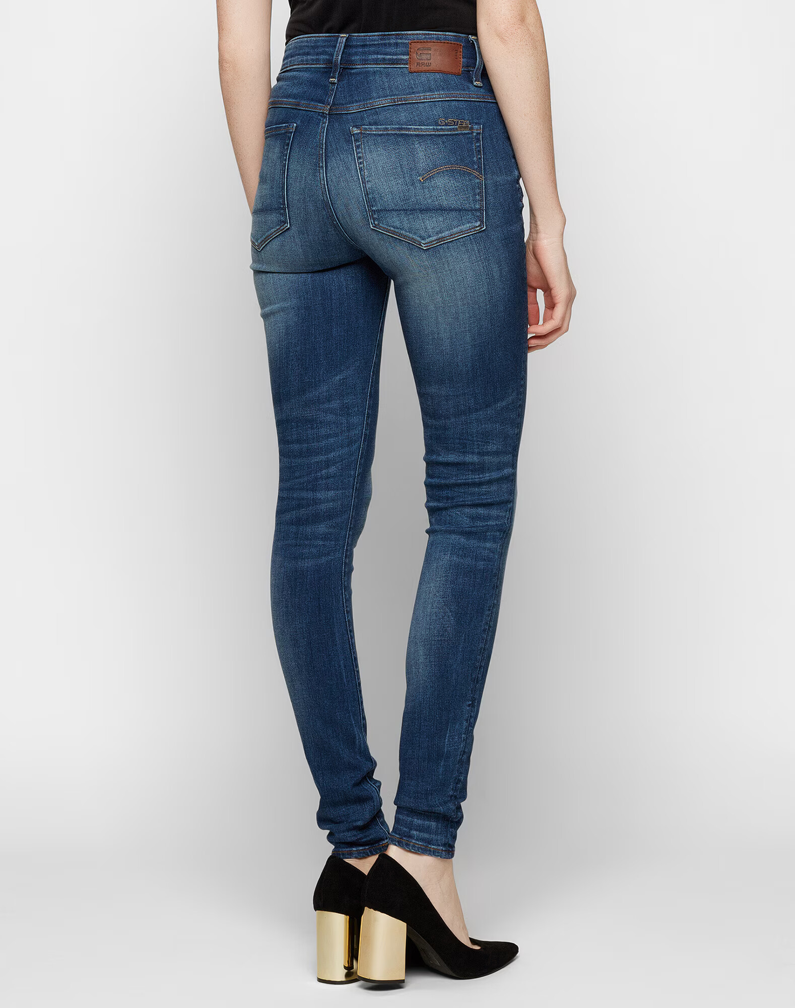 G-Star RAW Jeans '3301 High Skinny Wmn' albastru denim - Pled.ro