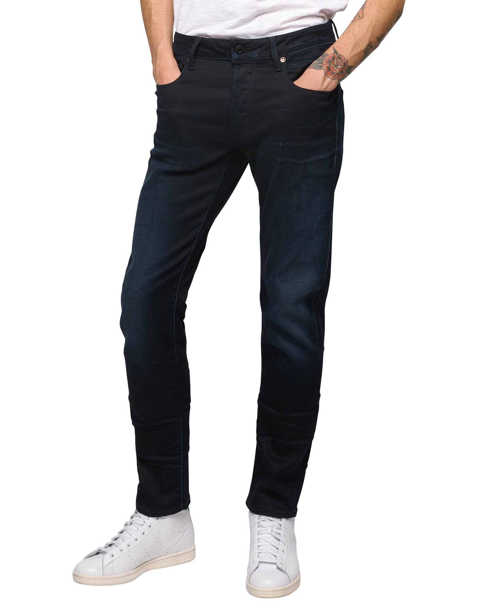 G-Star RAW Jeans '3301 Slim' albastru închis - Pled.ro