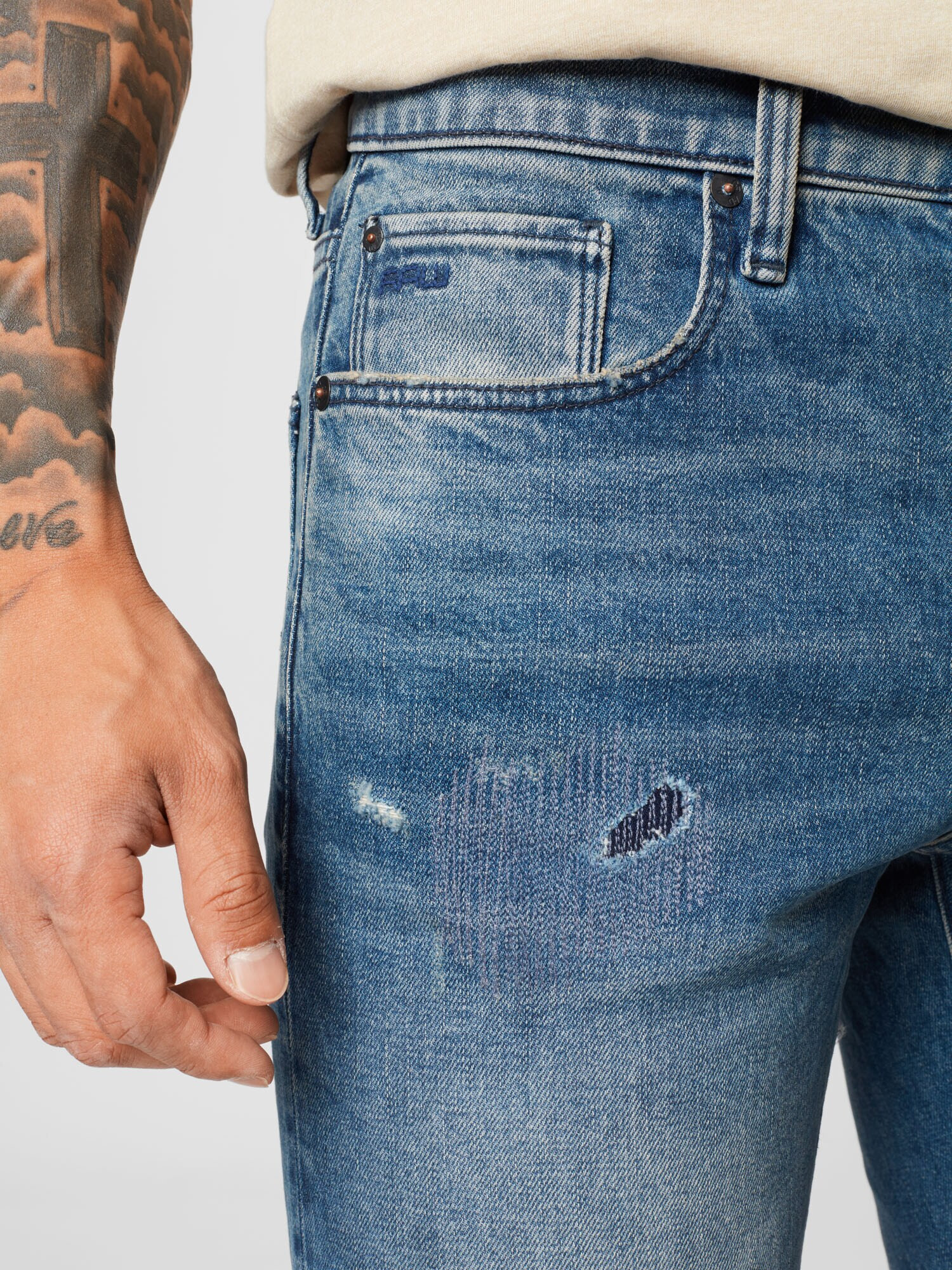 G-Star RAW Jeans albastru denim - Pled.ro