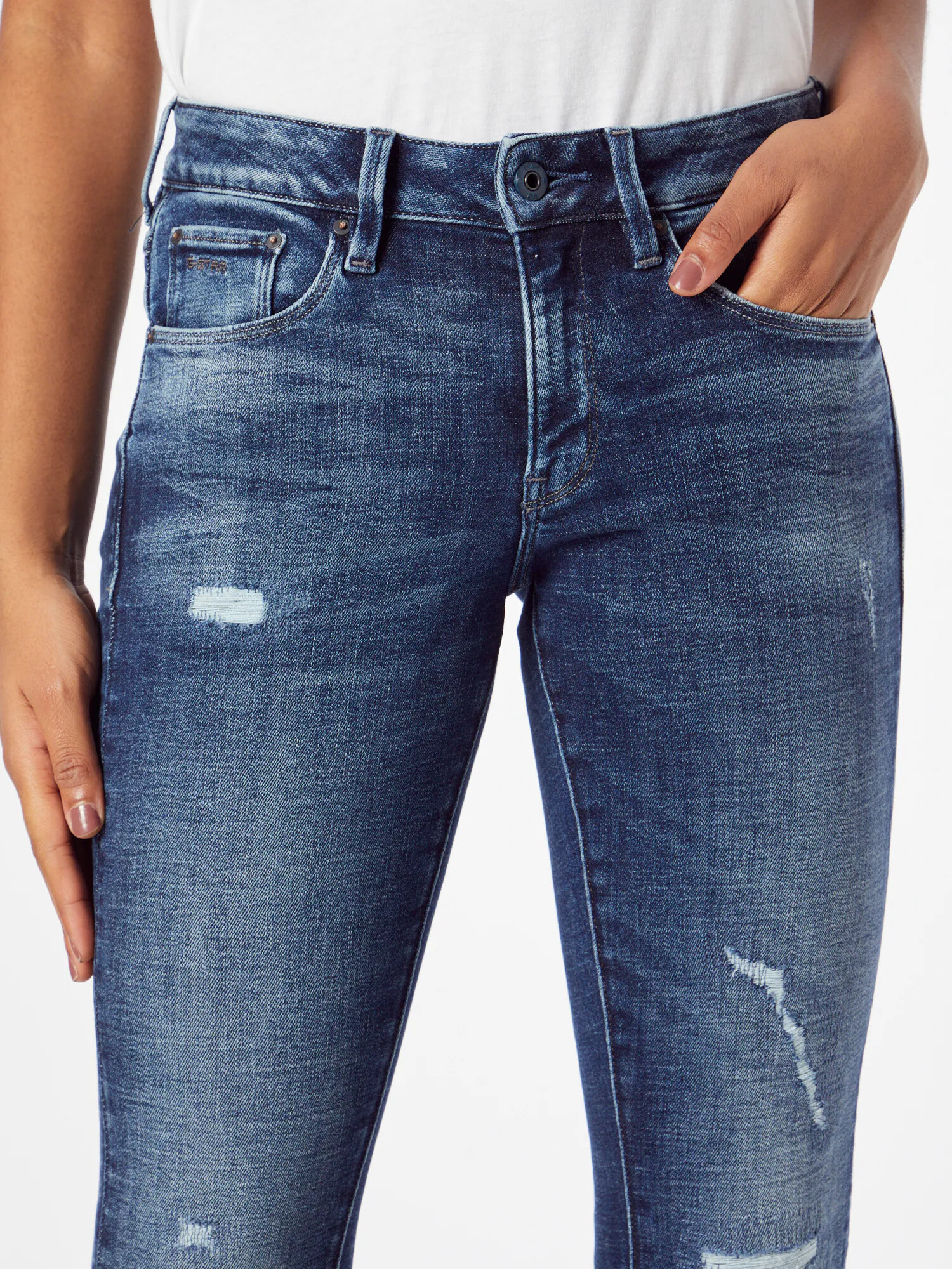 G-Star RAW Jeans albastru închis - Pled.ro