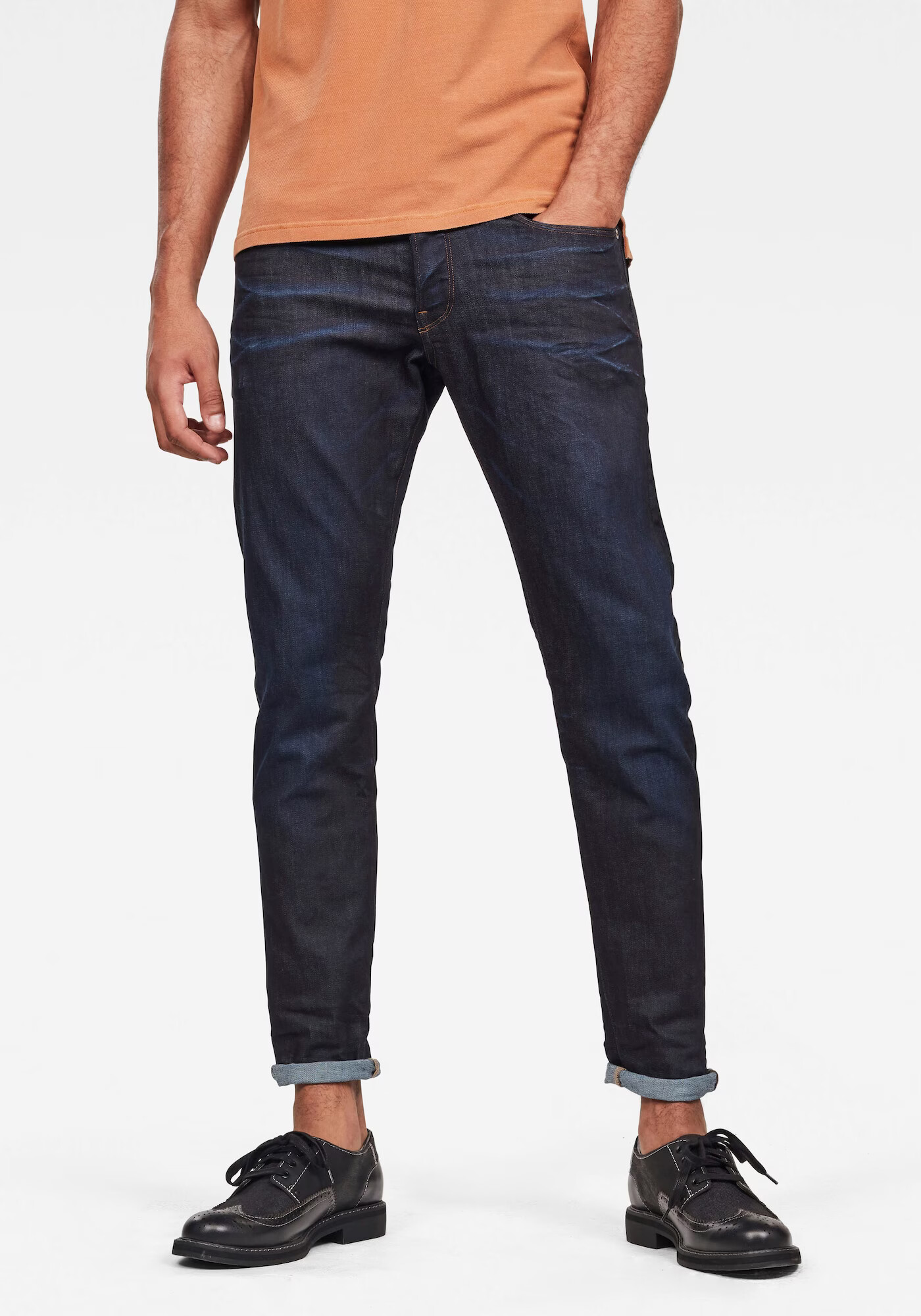 G-Star RAW Jeans albastru închis - Pled.ro