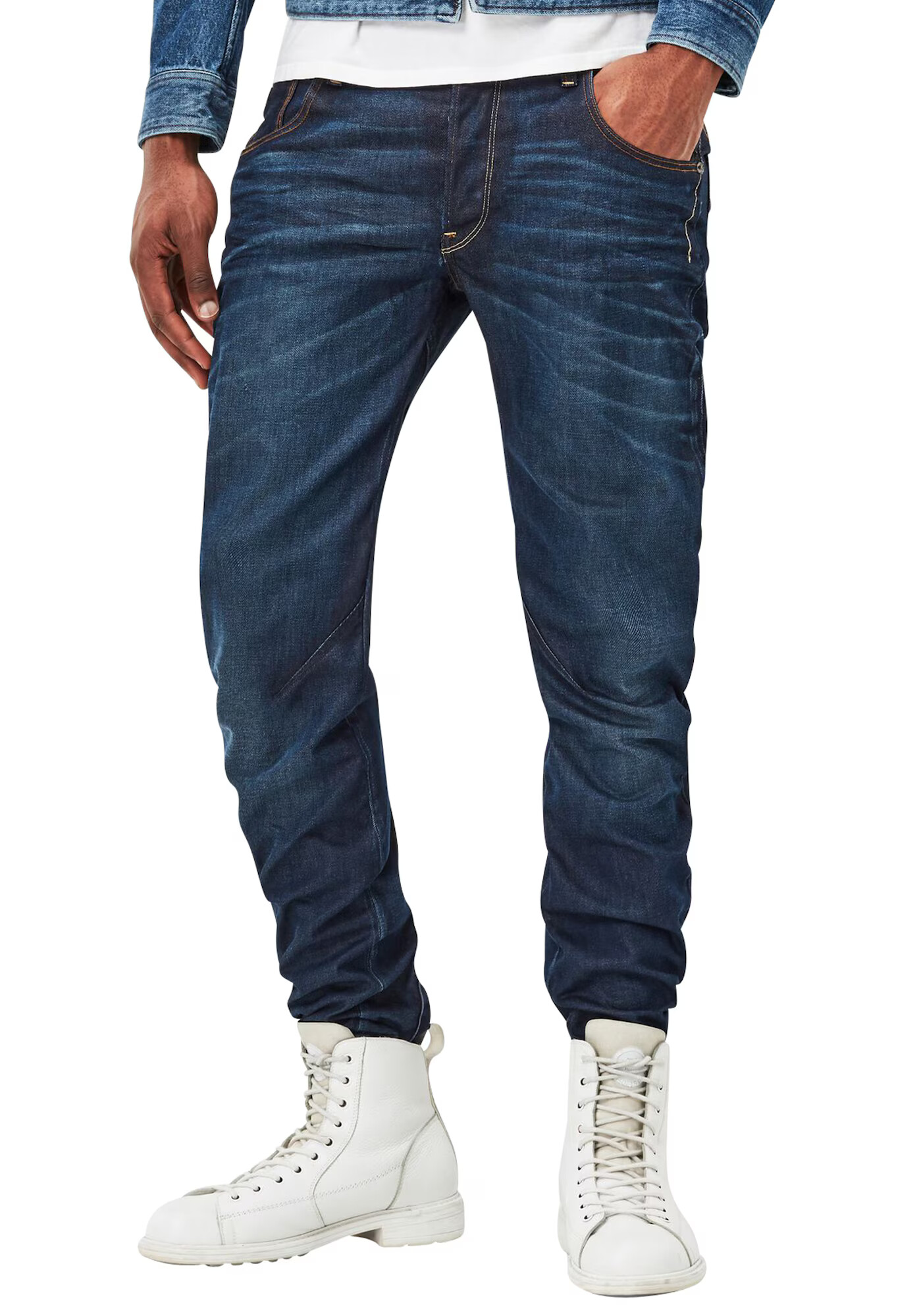 G-Star RAW Jeans 'Arc 3D' albastru închis - Pled.ro