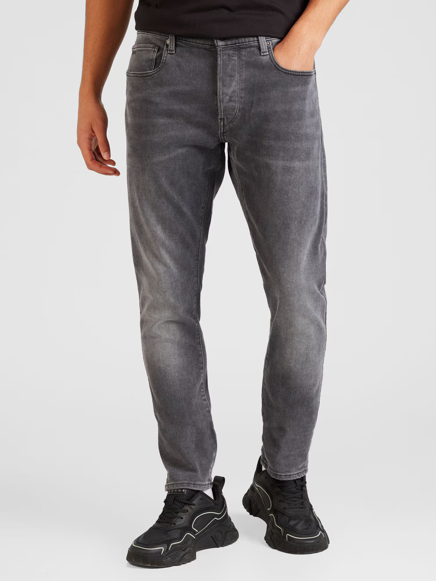 G-Star RAW Jeans gri închis - Pled.ro