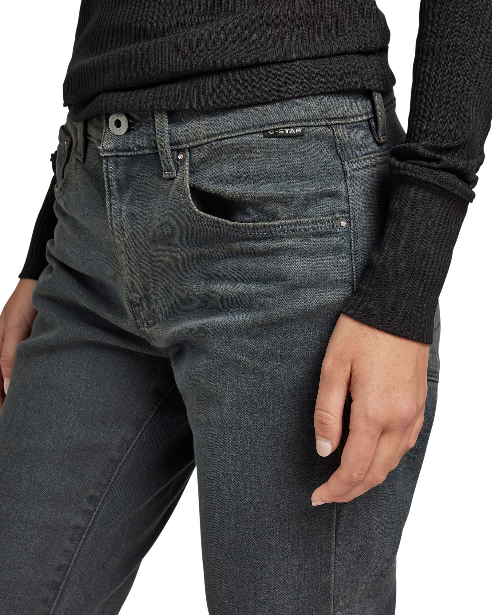 G-Star RAW Jeans gri / negru / alb - Pled.ro