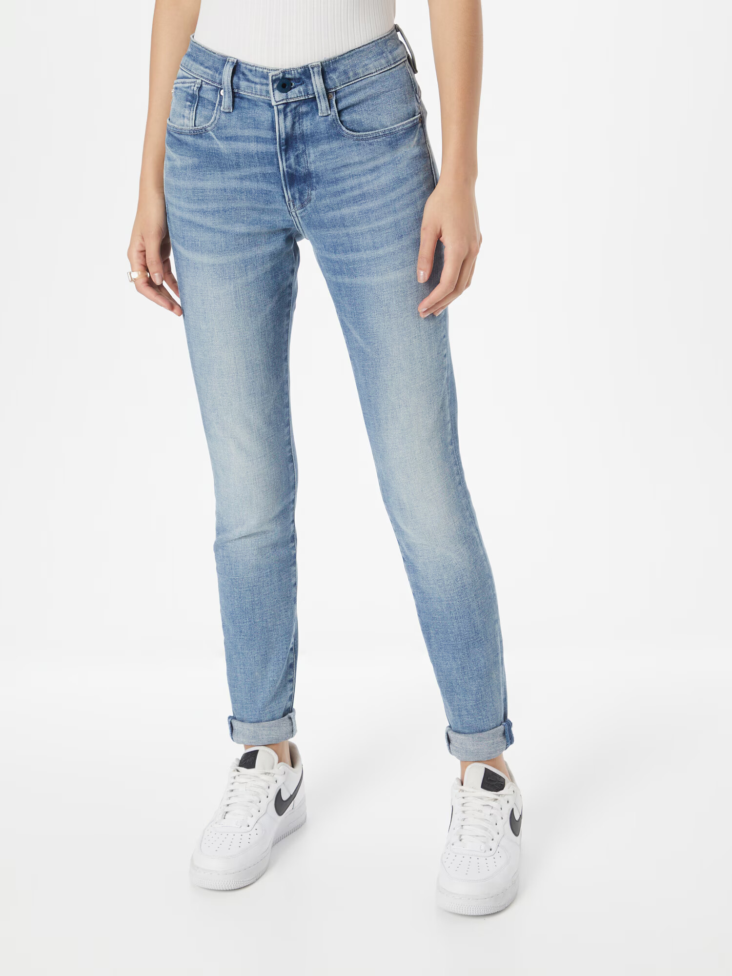 G-Star RAW Jeans 'Hana' albastru deschis - Pled.ro