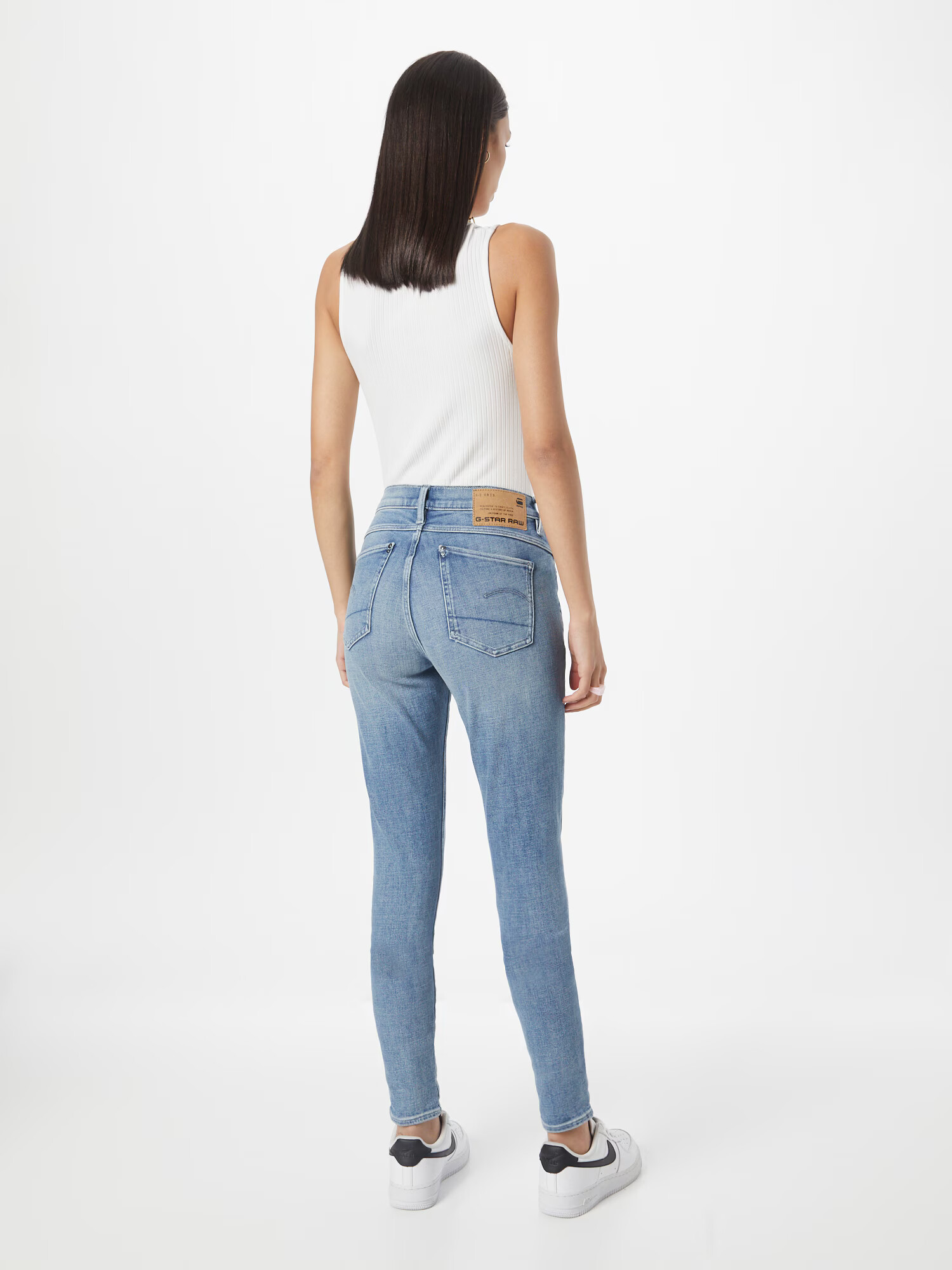 G-Star RAW Jeans 'Hana' albastru deschis - Pled.ro