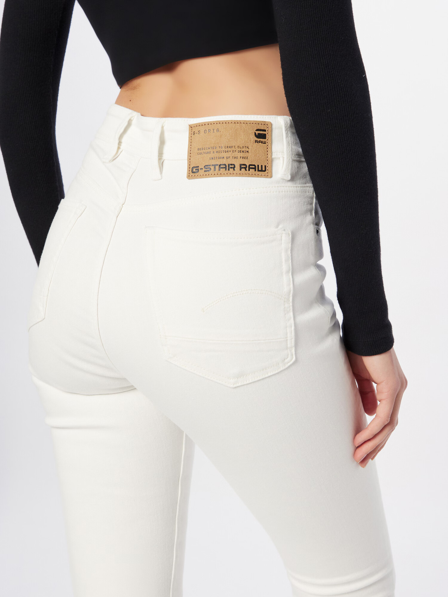 G-Star RAW Jeans 'Kafey' alb - Pled.ro