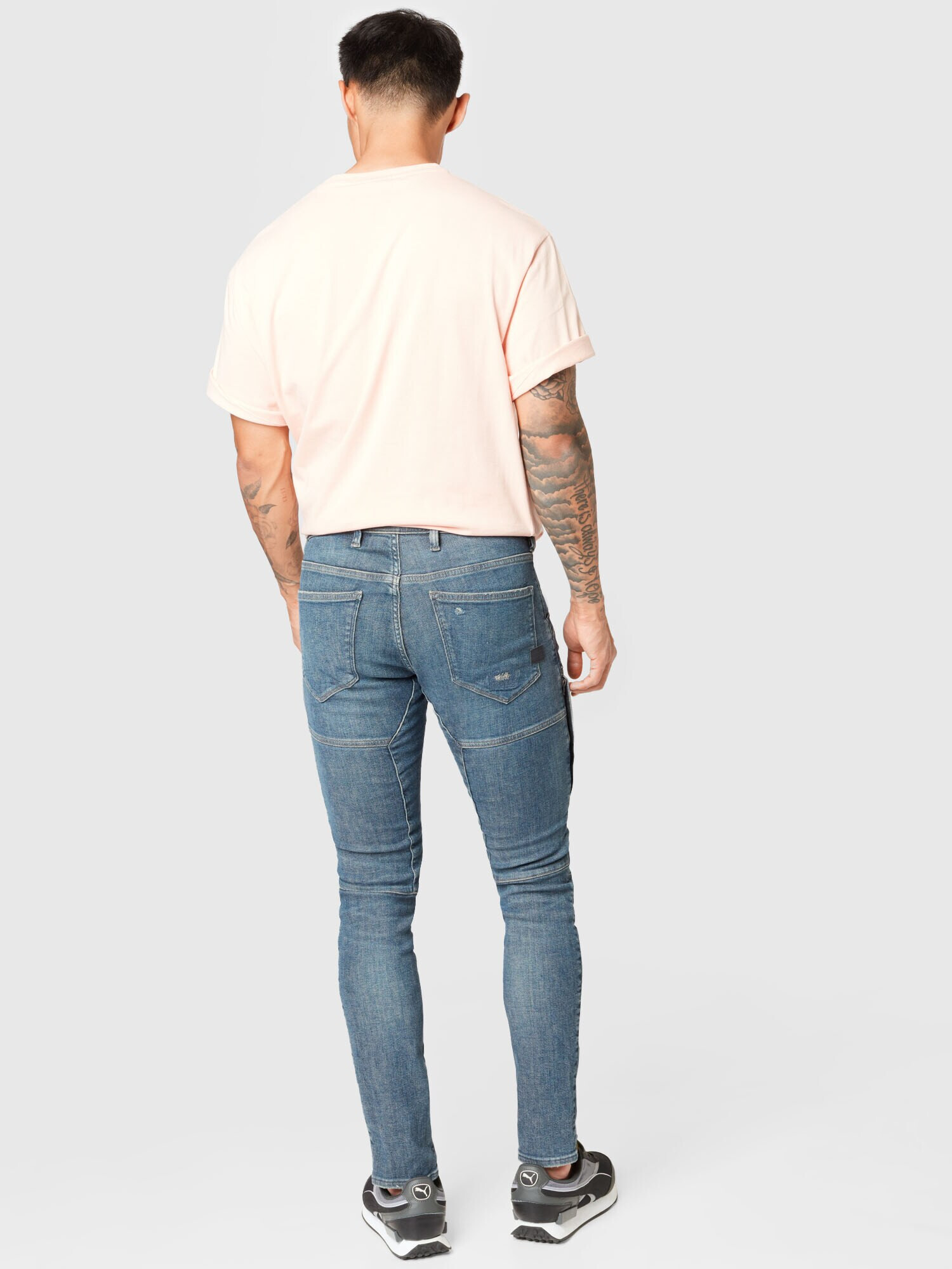 G-Star RAW Jeans 'Rackam' albastru denim - Pled.ro