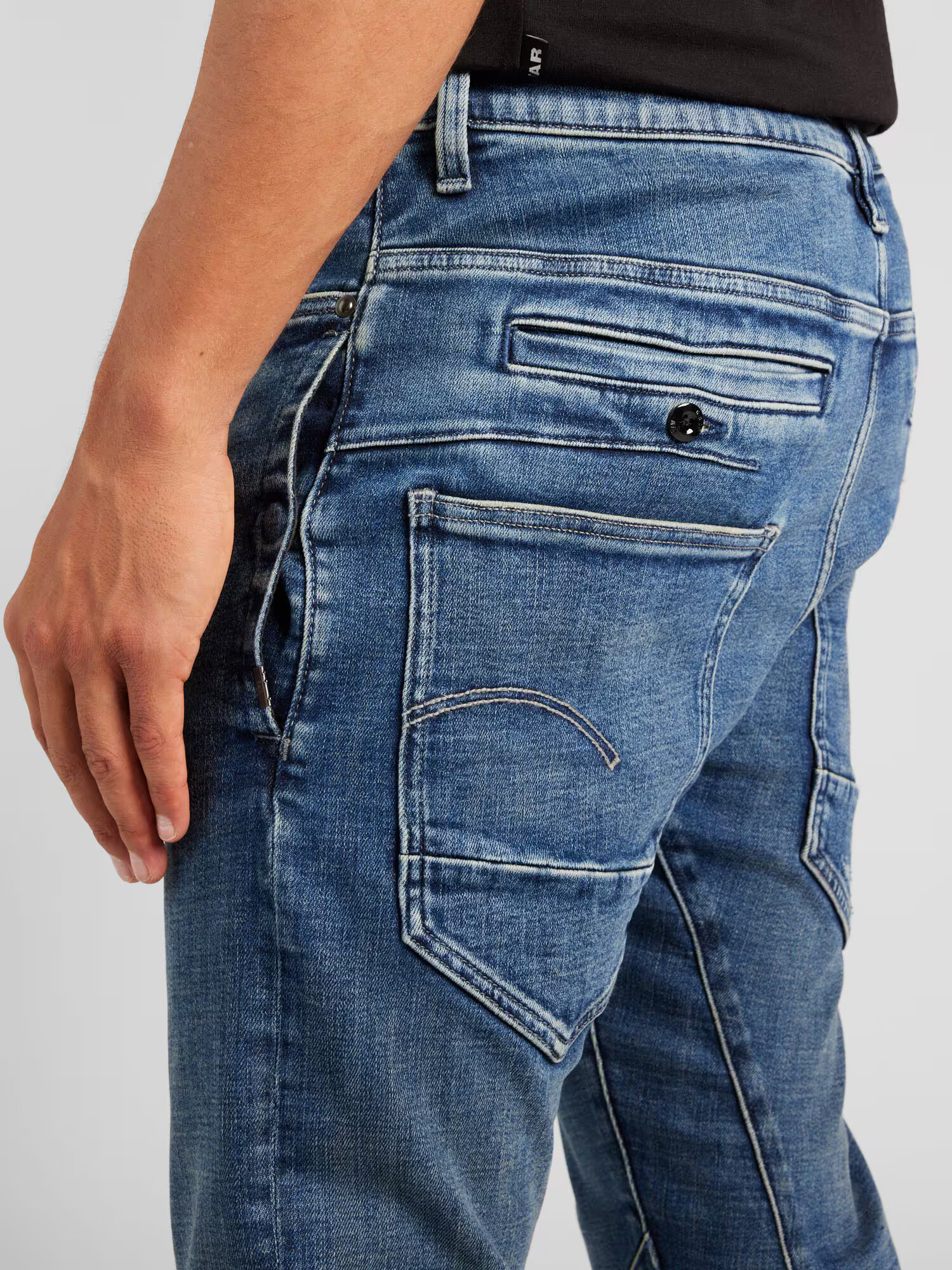 G-Star RAW Jeans 'Staq' albastru denim - Pled.ro