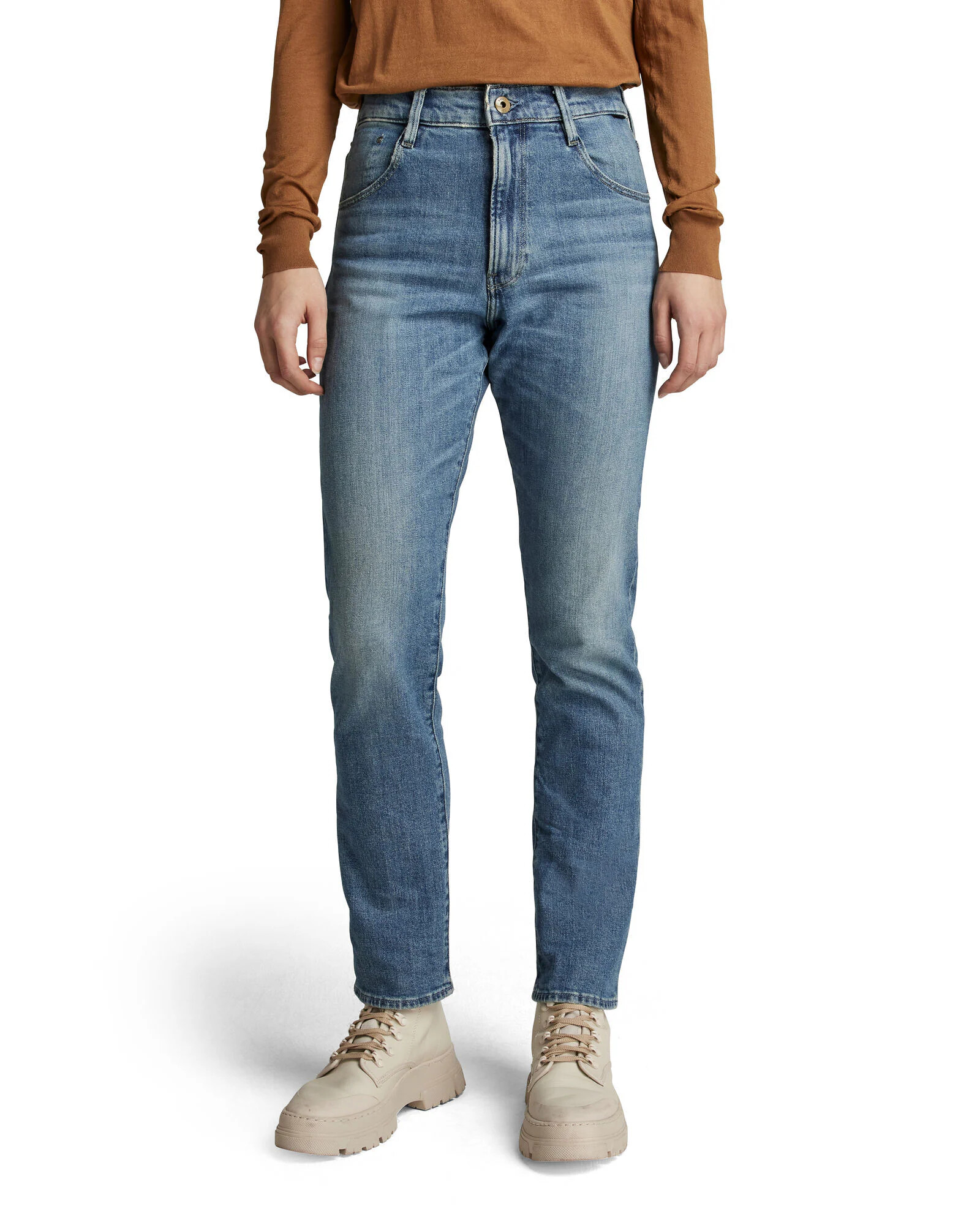 G-Star RAW Jeans 'Virjinya' albastru / albastru denim - Pled.ro