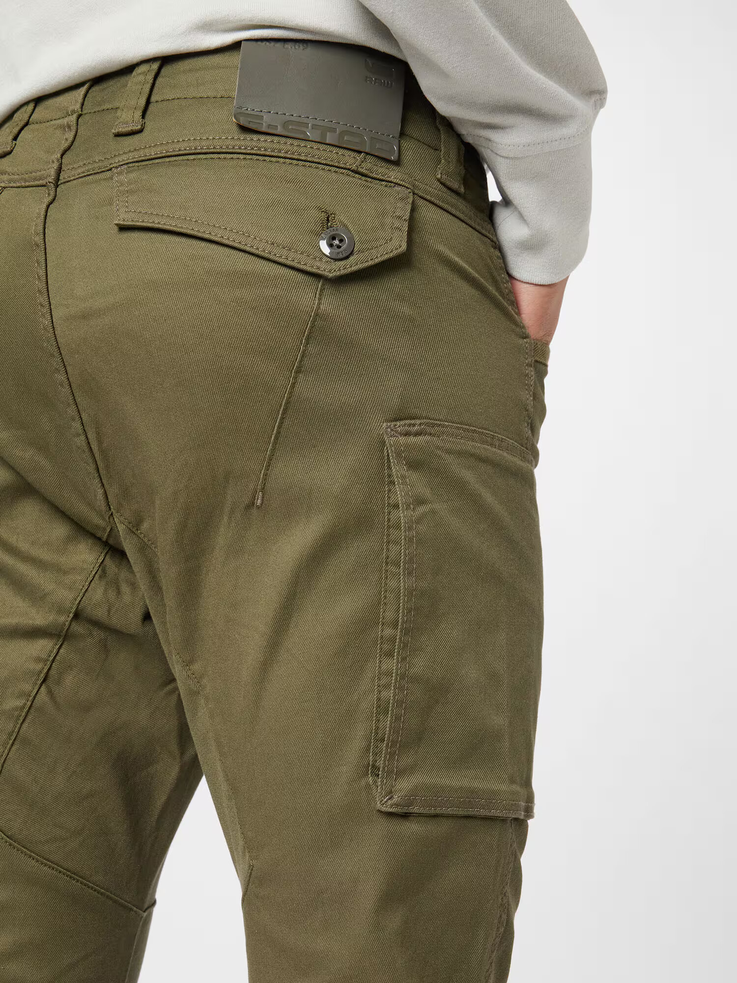 G-Star RAW Pantaloni cu buzunare kaki - Pled.ro