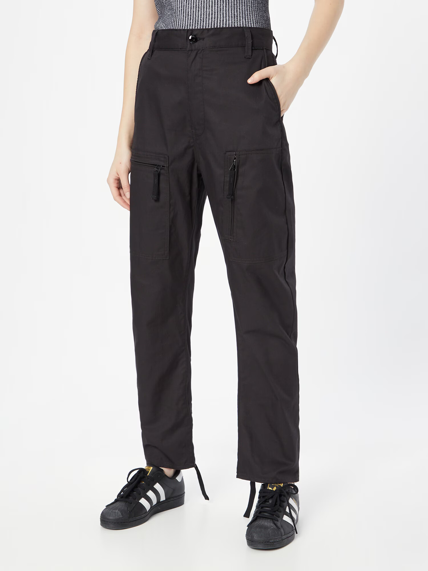 G-Star RAW Pantaloni cu buzunare negru - Pled.ro