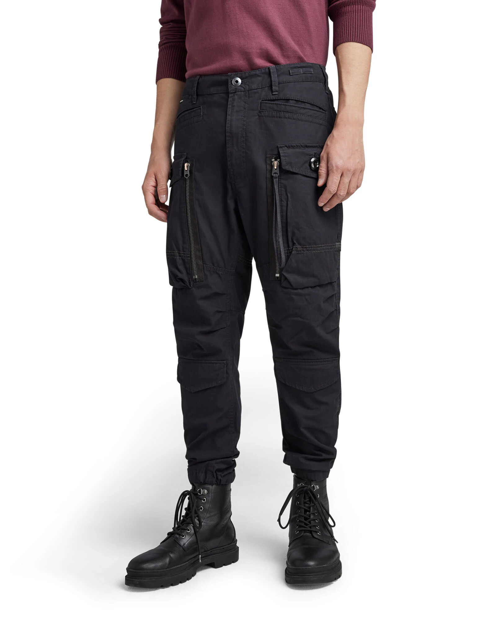 G-Star RAW Pantaloni cu buzunare negru - Pled.ro