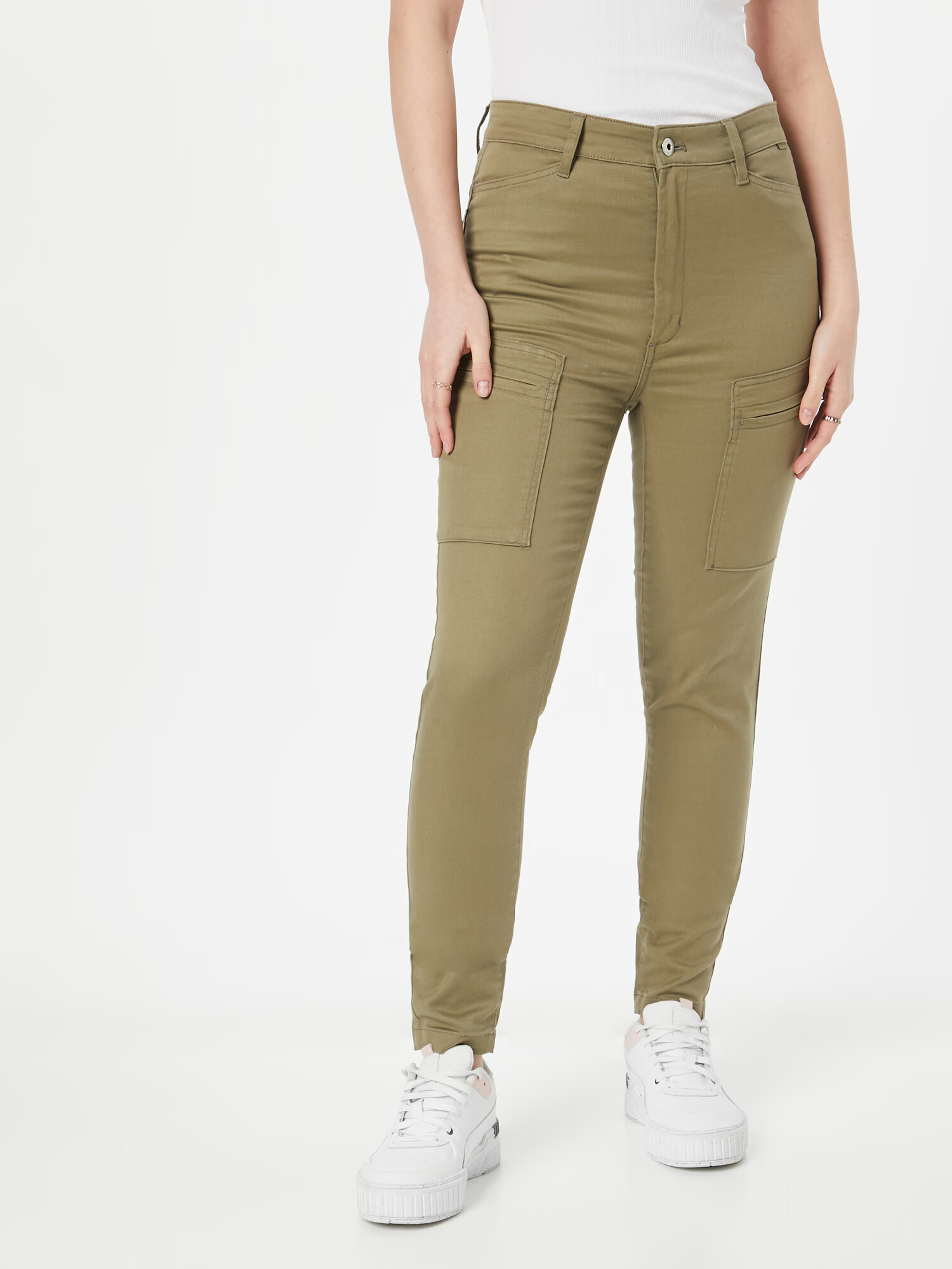 G-Star RAW Pantaloni cu buzunare oliv - Pled.ro