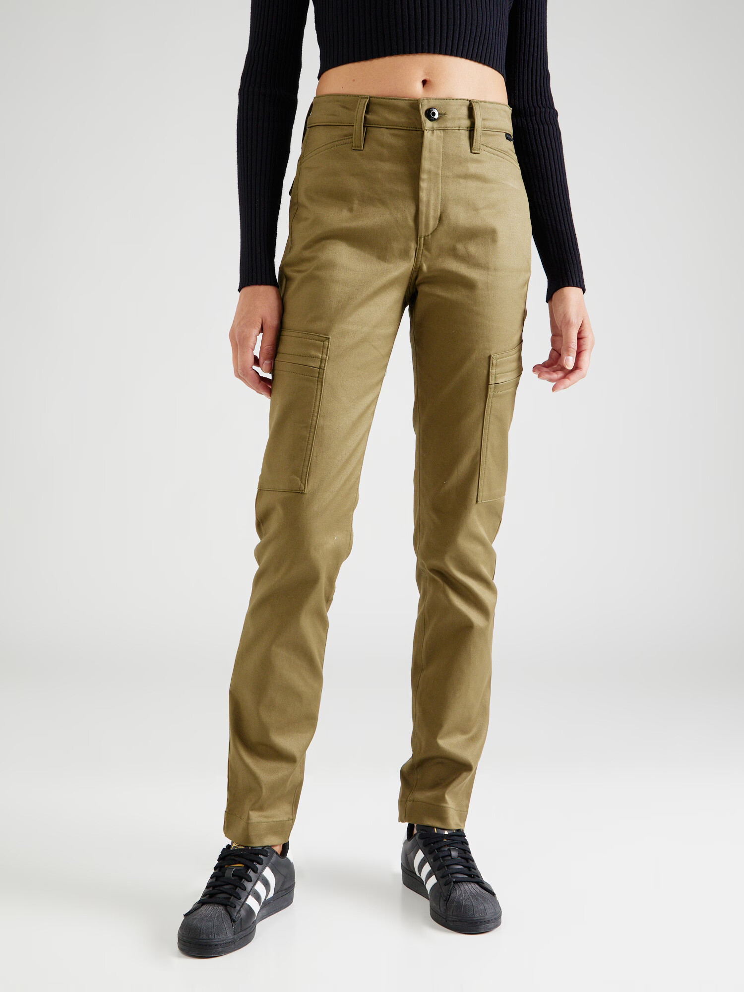 G-Star RAW Pantaloni cu buzunare oliv - Pled.ro