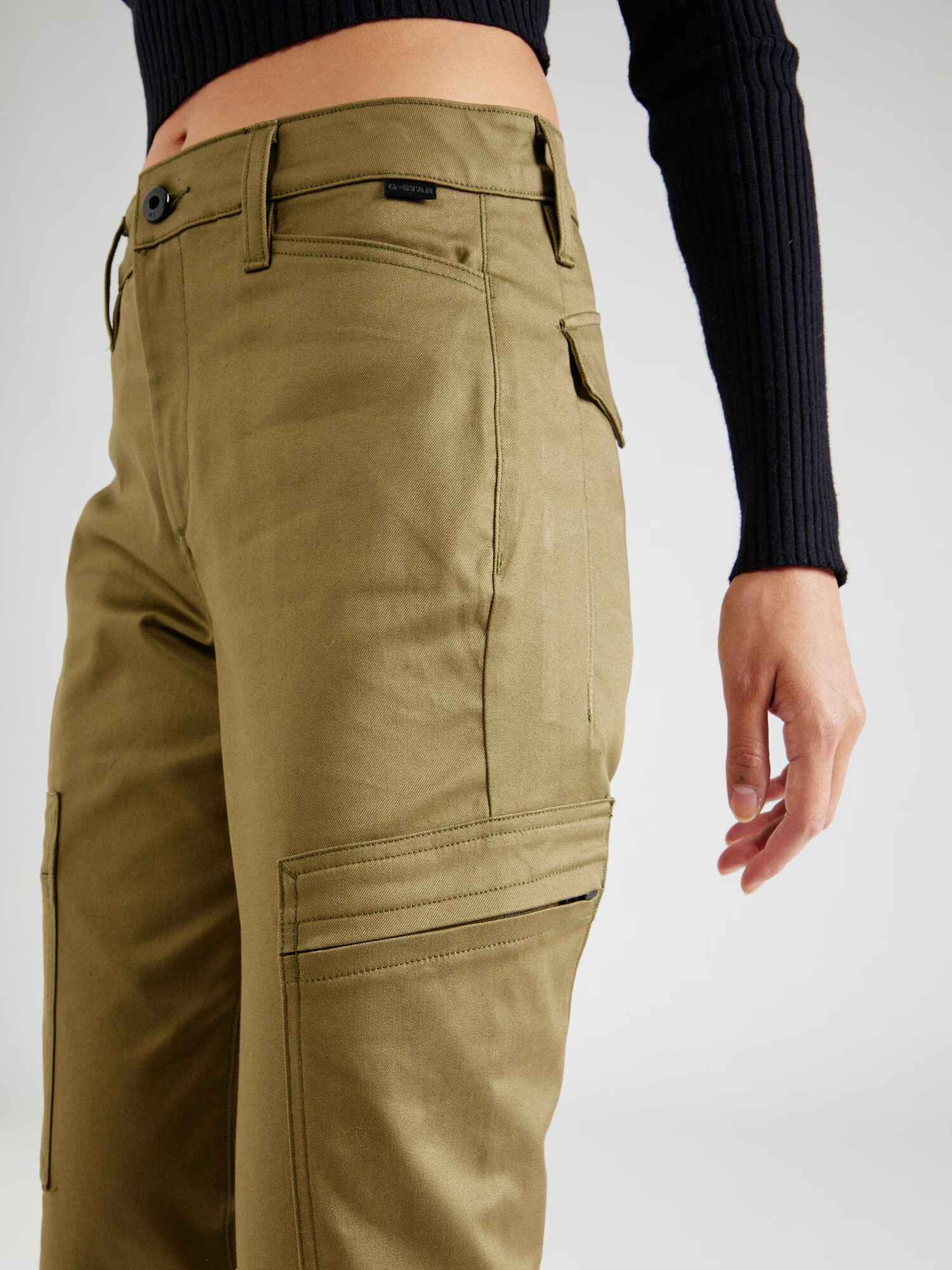 G-Star RAW Pantaloni cu buzunare oliv - Pled.ro