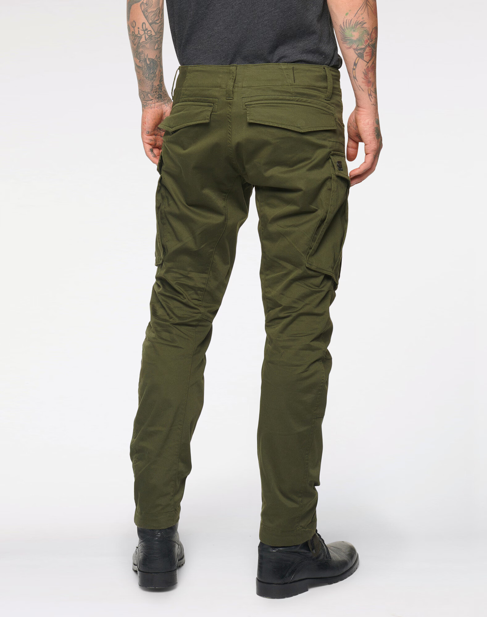 G-Star RAW Pantaloni cu buzunare 'Rovic' verde închis - Pled.ro