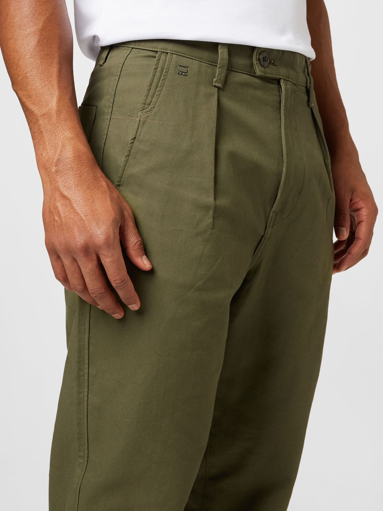 G-Star RAW Pantaloni cutați verde - Pled.ro