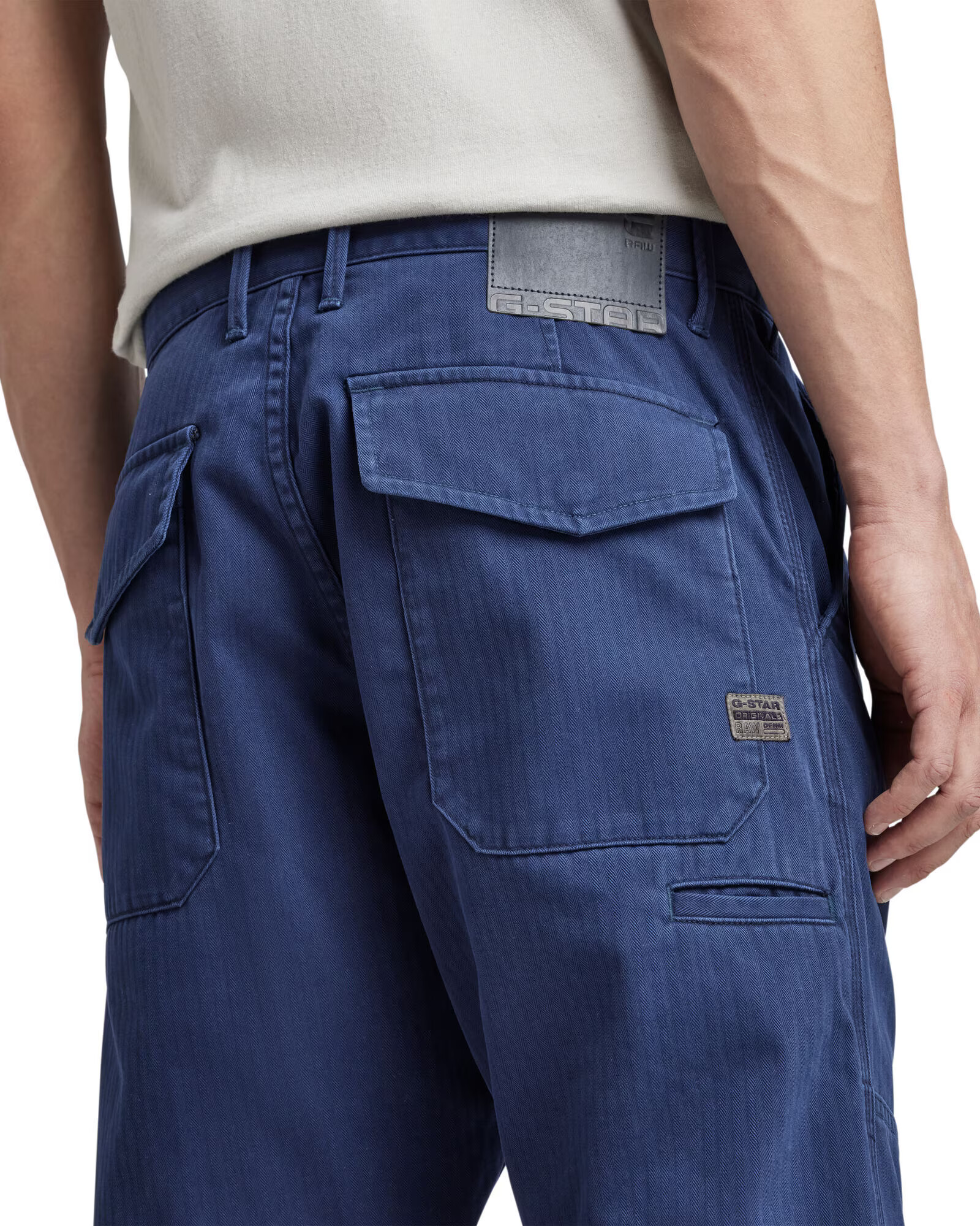 G-Star RAW Pantaloni eleganți albastru - Pled.ro